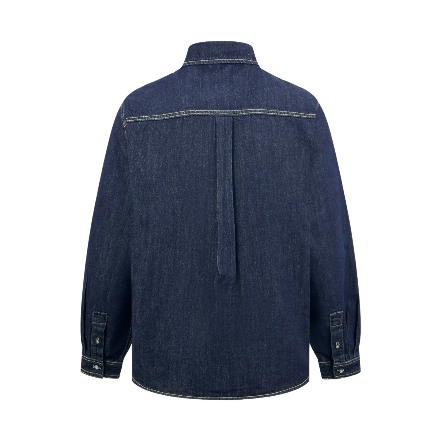 Leather Patch Logo Denim Shirt D27522320 — view 2