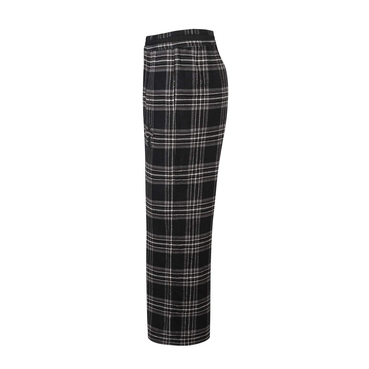 Plaid Flannel Wide-Leg Trousers D27519175 — view 2