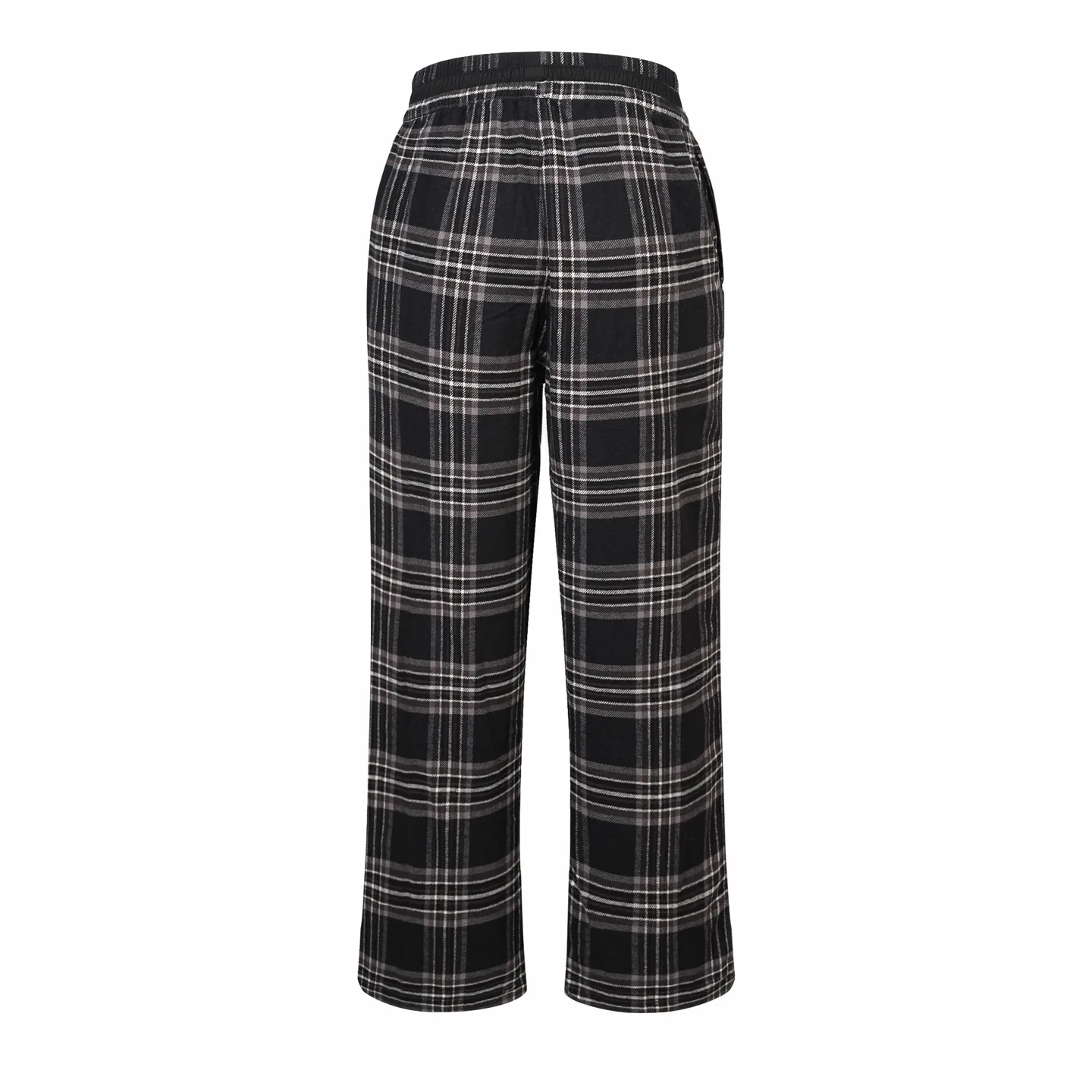 Plaid Flannel Wide-Leg Trousers D27519175 — view 3