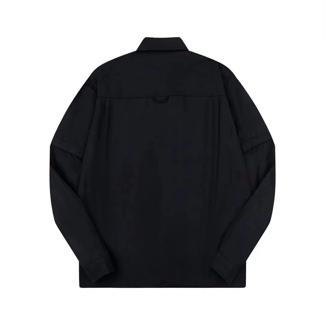 Convertible Nylon Overshirt with Buckle Pockets D27513446 — view 2