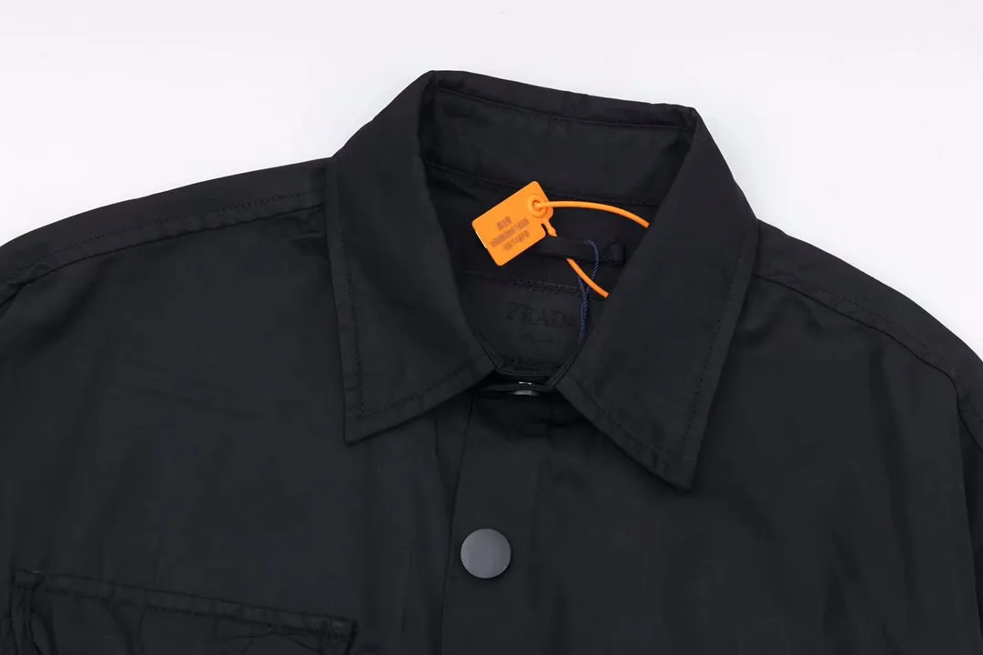 Convertible Nylon Overshirt with Buckle Pockets D27513446 — view 4