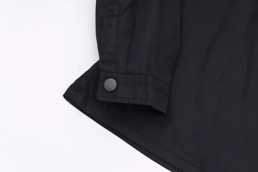 Convertible Nylon Overshirt with Buckle Pockets D27513446 — view 8