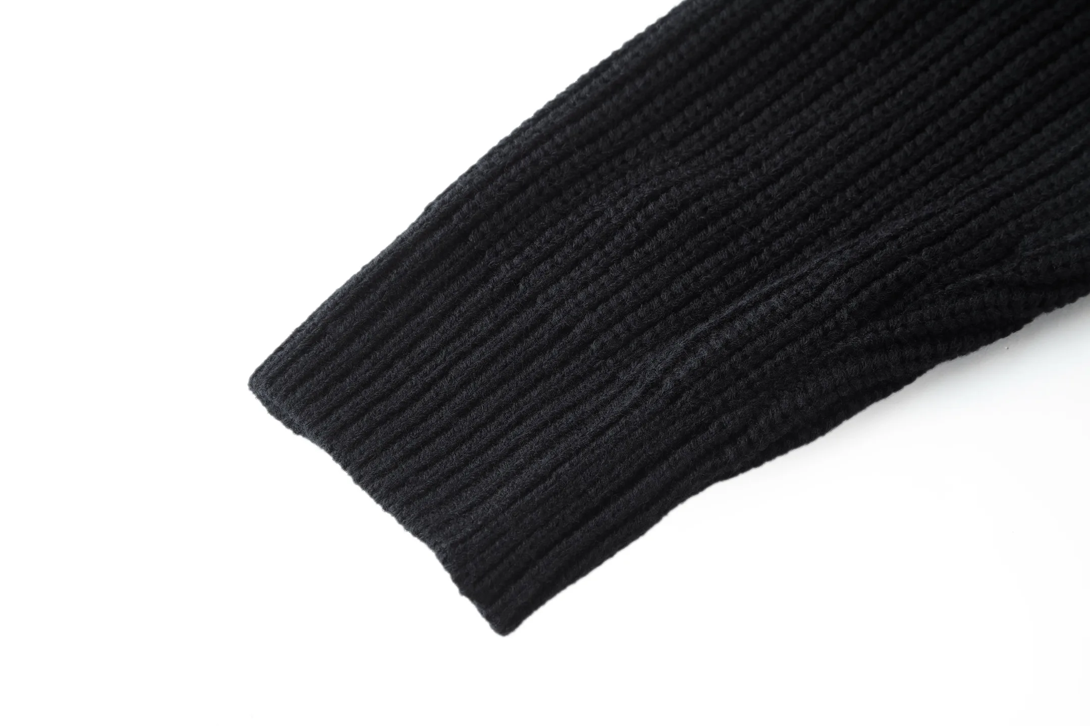 Logo-Appliqué Ribbed Merino Wool-Blend Hoodie D27524919 — view 8
