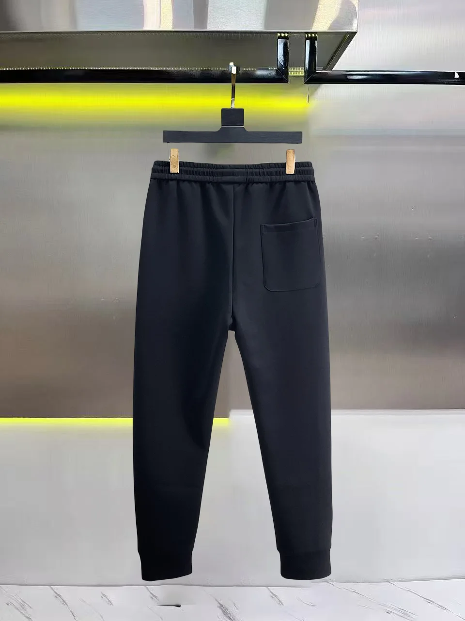 Web-Stripe Logo Cotton-Blend Sweatpants D28014830 — view 2