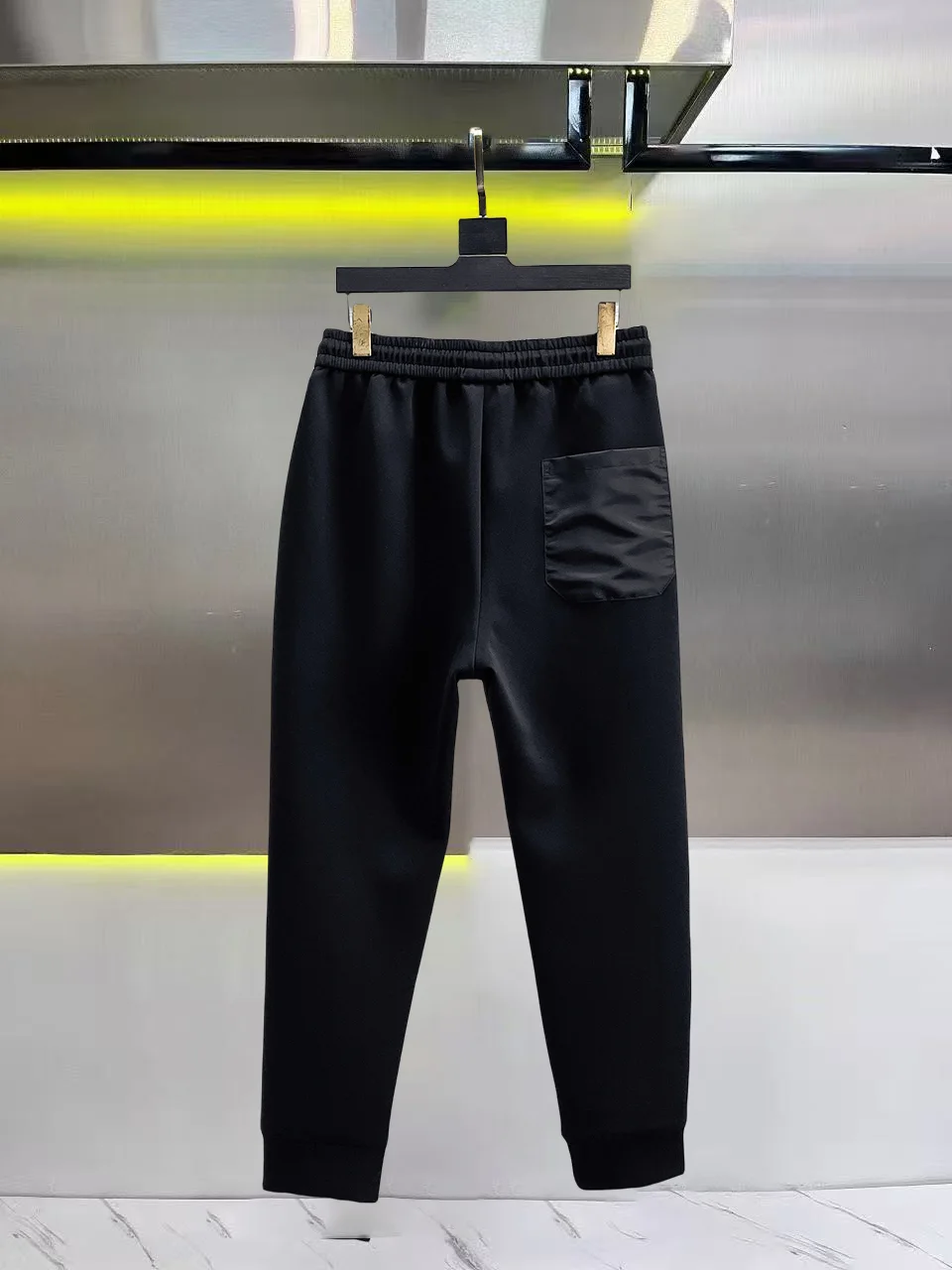 Logo-Appliquéd Technical Jersey Sweatpants D28014824 — view 2