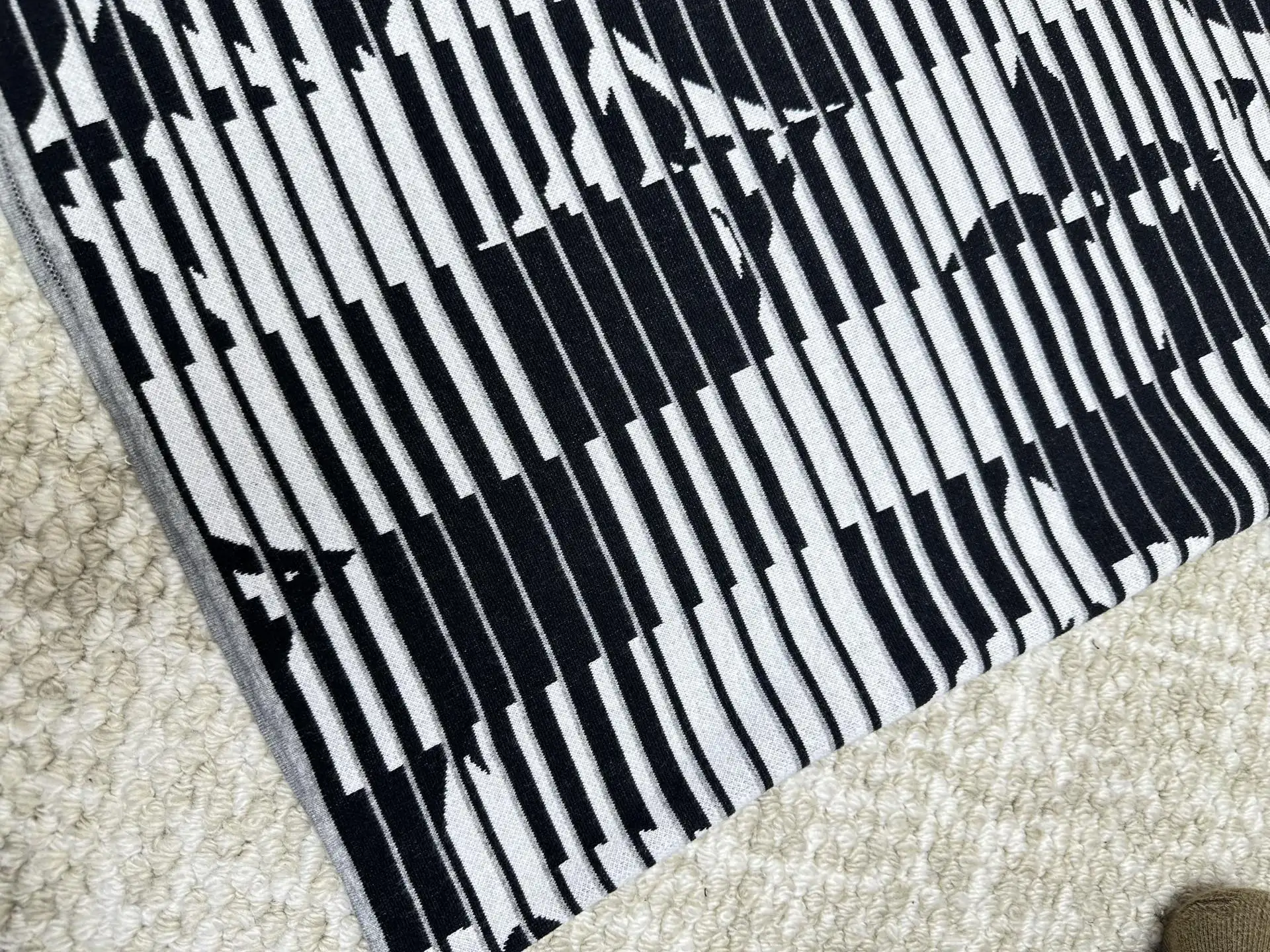 Monogram Stripe Knit T-Shirt D28019153 — view 5