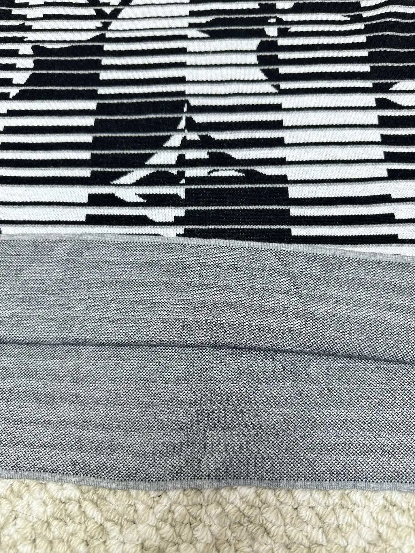 Monogram Stripe Knit T-Shirt D28019153 — view 8