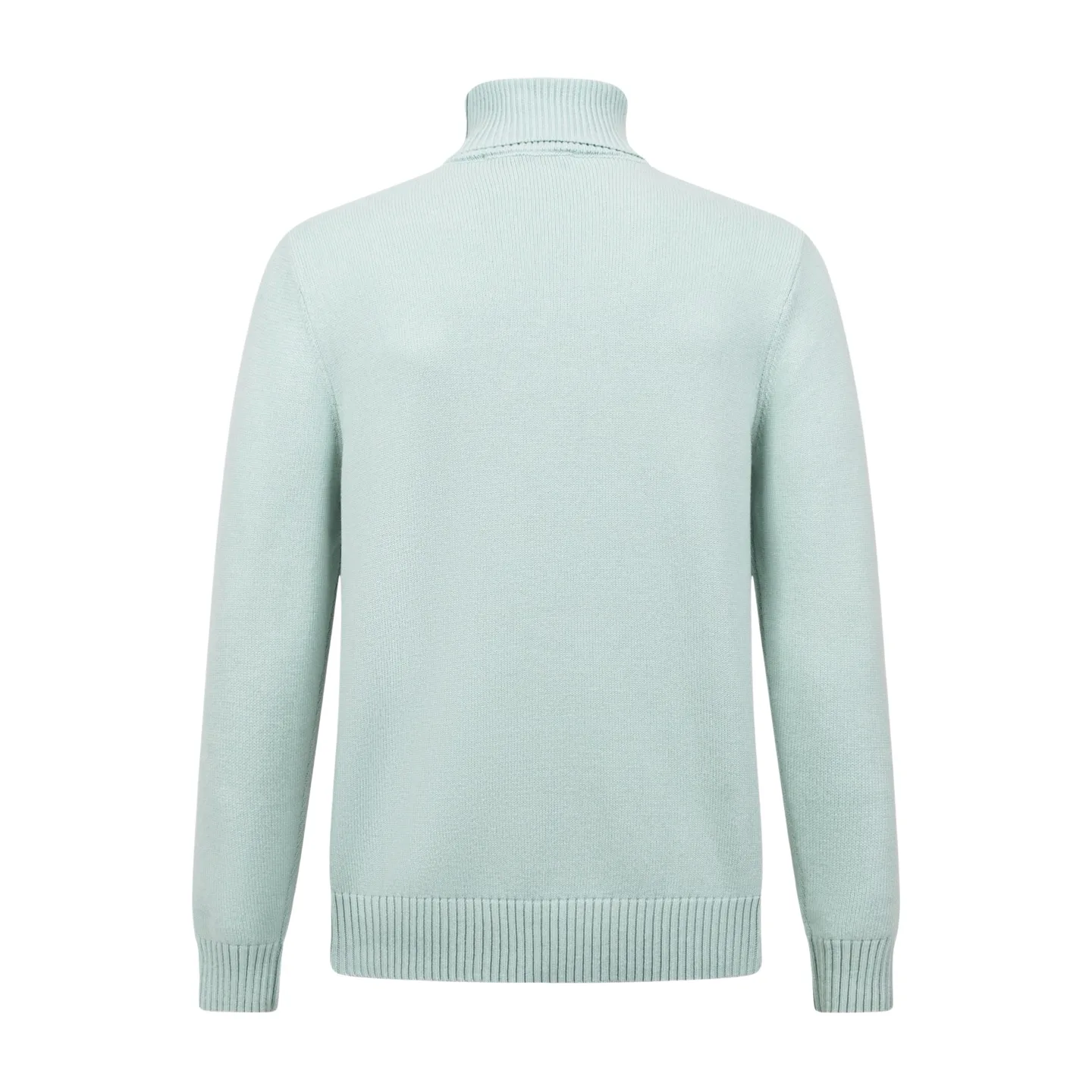 Logo-Patch Wool Rollneck Sweater D28022401 — view 2