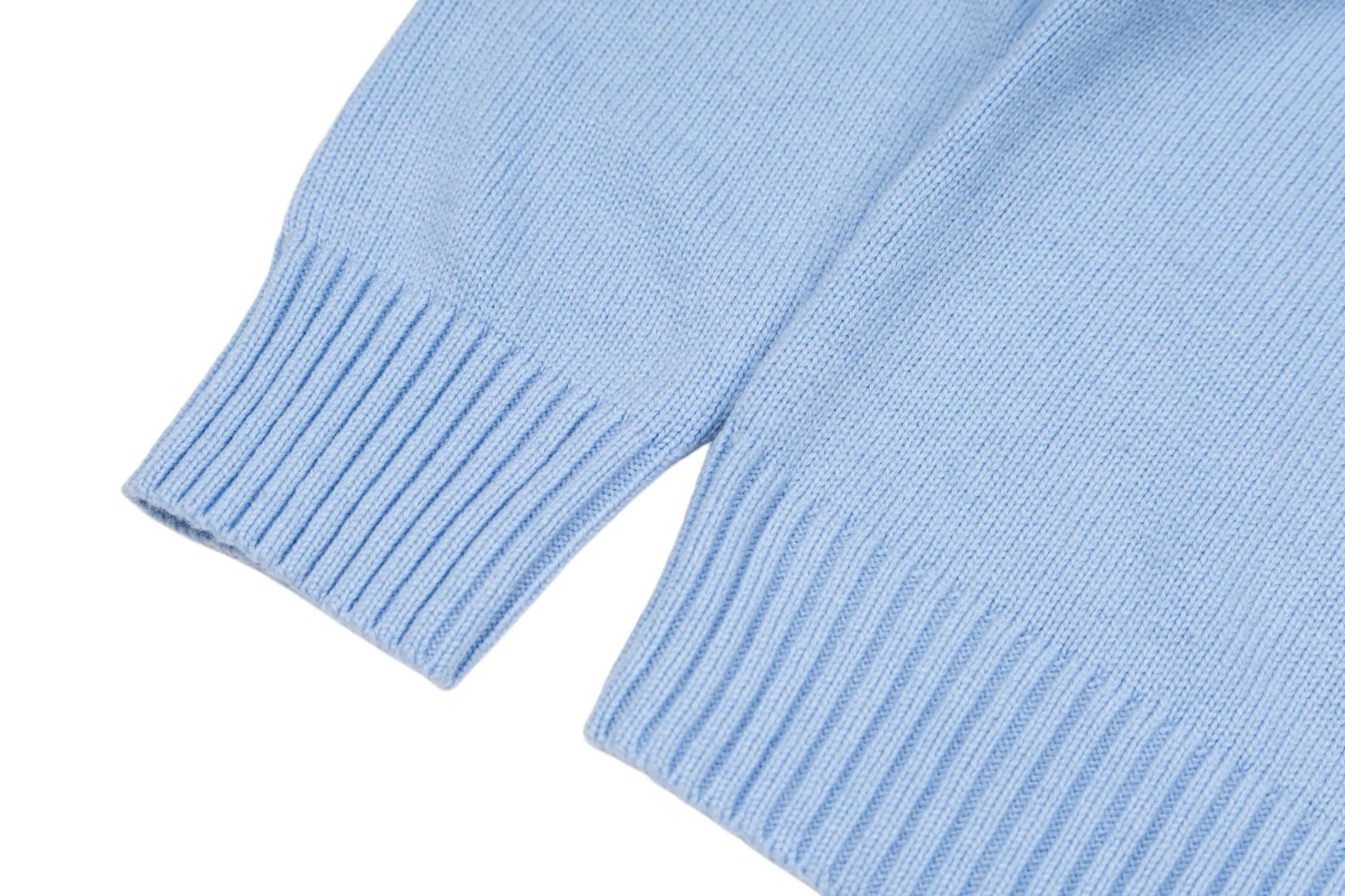 Leather-Patch Wool Rollneck Sweater D28022402 — view 7