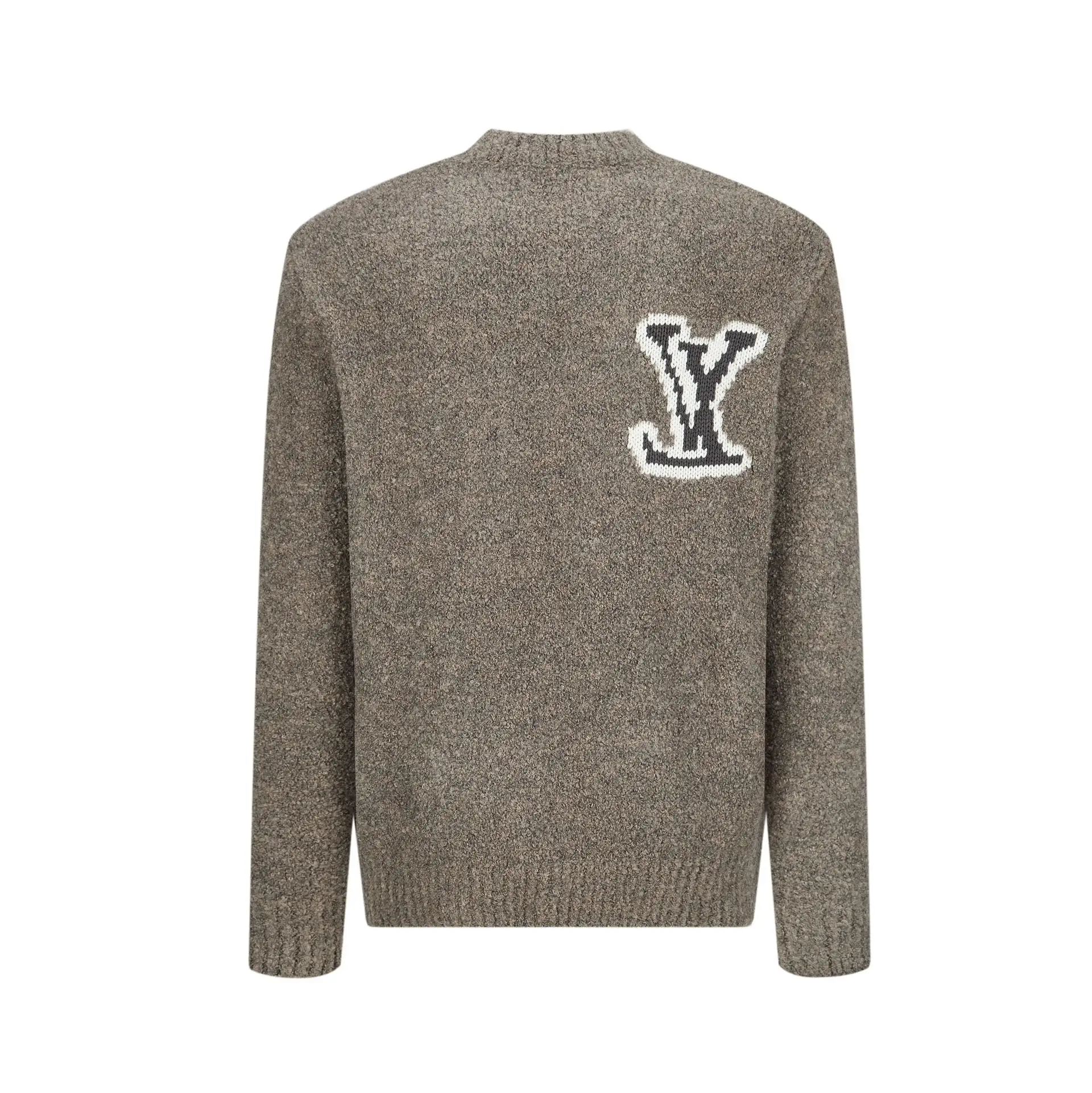 Logo Intarsia Wool-Blend Crew-Neck Sweater D28022366 — view 2