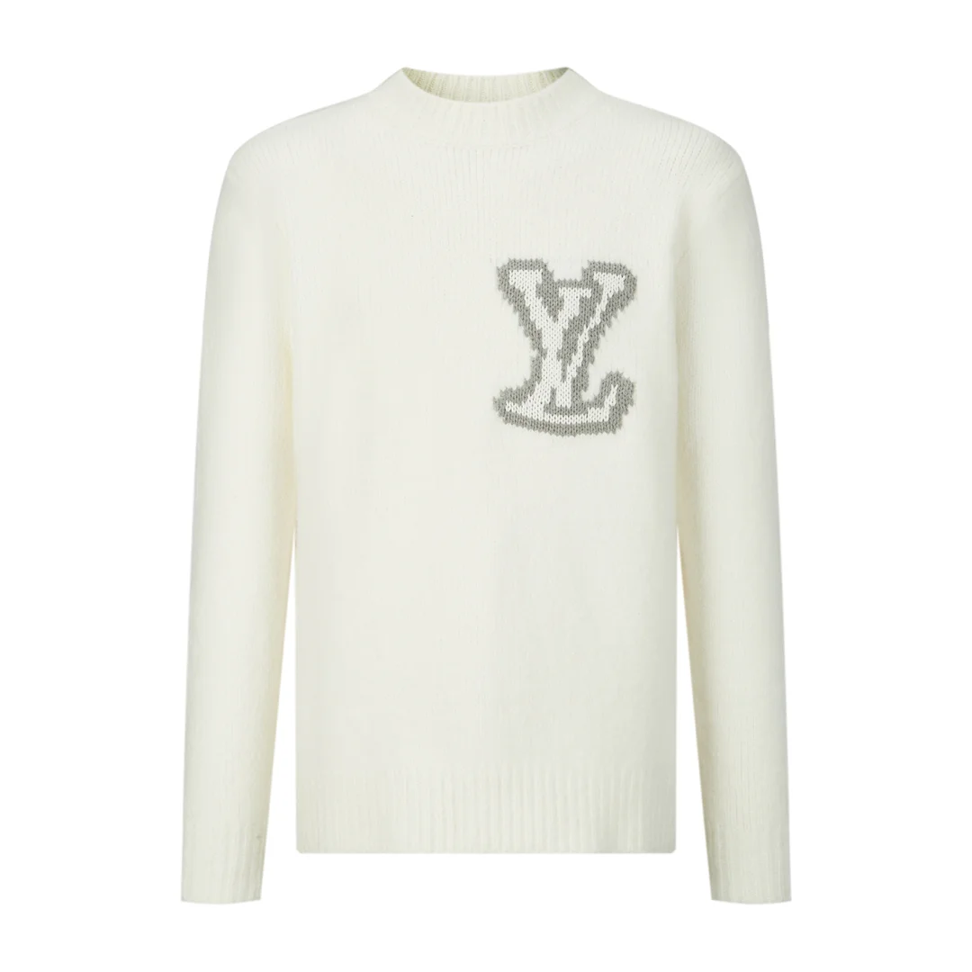 Mirror Logo Intarsia Wool-Blend Sweater D28022362