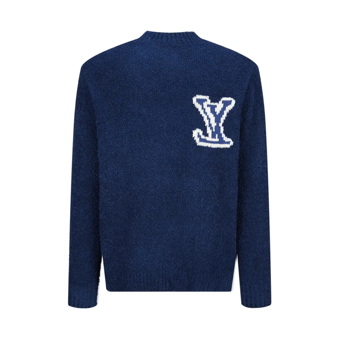 Mirror Logo Intarsia Wool-Blend Sweater D28022364 — view 2