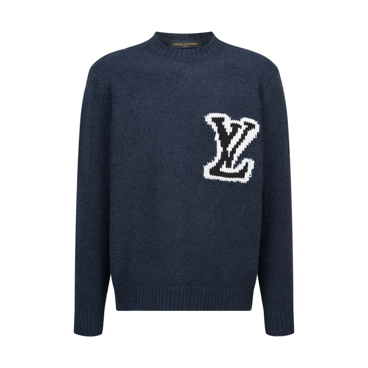 Mirror Logo Intarsia Wool-Blend Sweater D28022363