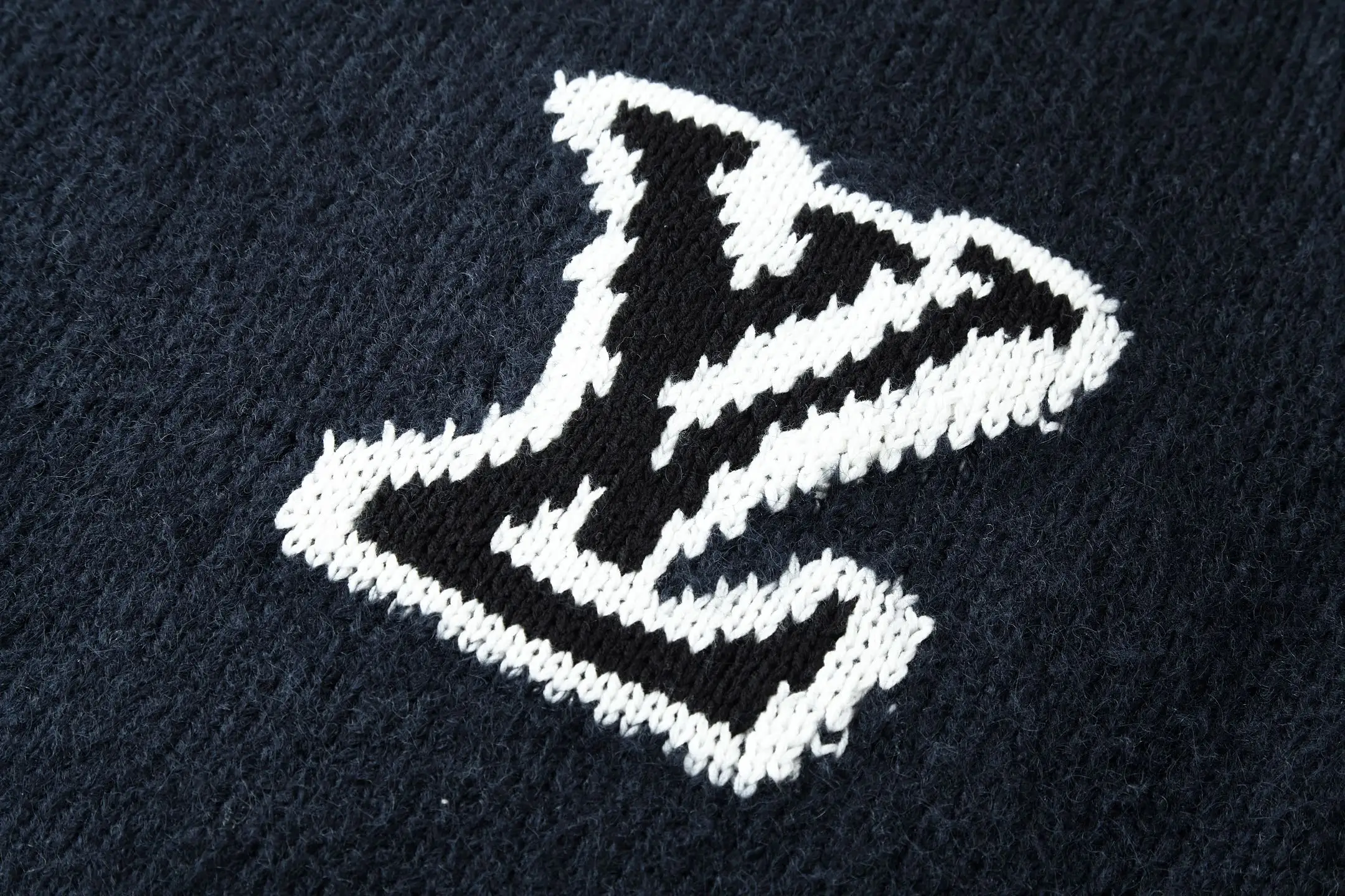 Mirror Logo Intarsia Wool-Blend Sweater D28022363 — view 4