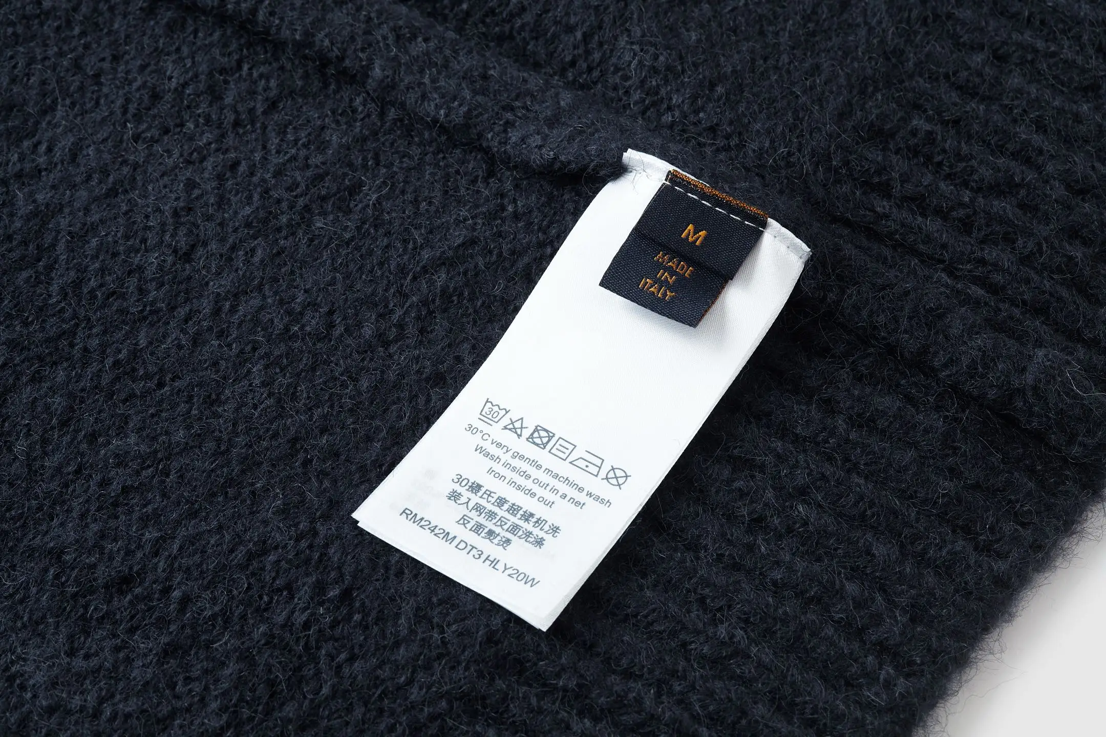 Mirror Logo Intarsia Wool-Blend Sweater D28022363 — view 9