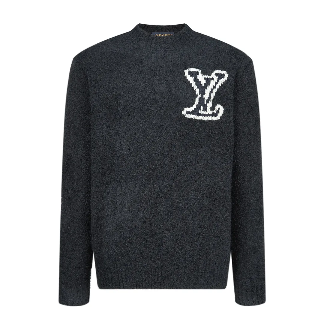 Mirror Logo Intarsia Wool-Blend Sweater D28022365