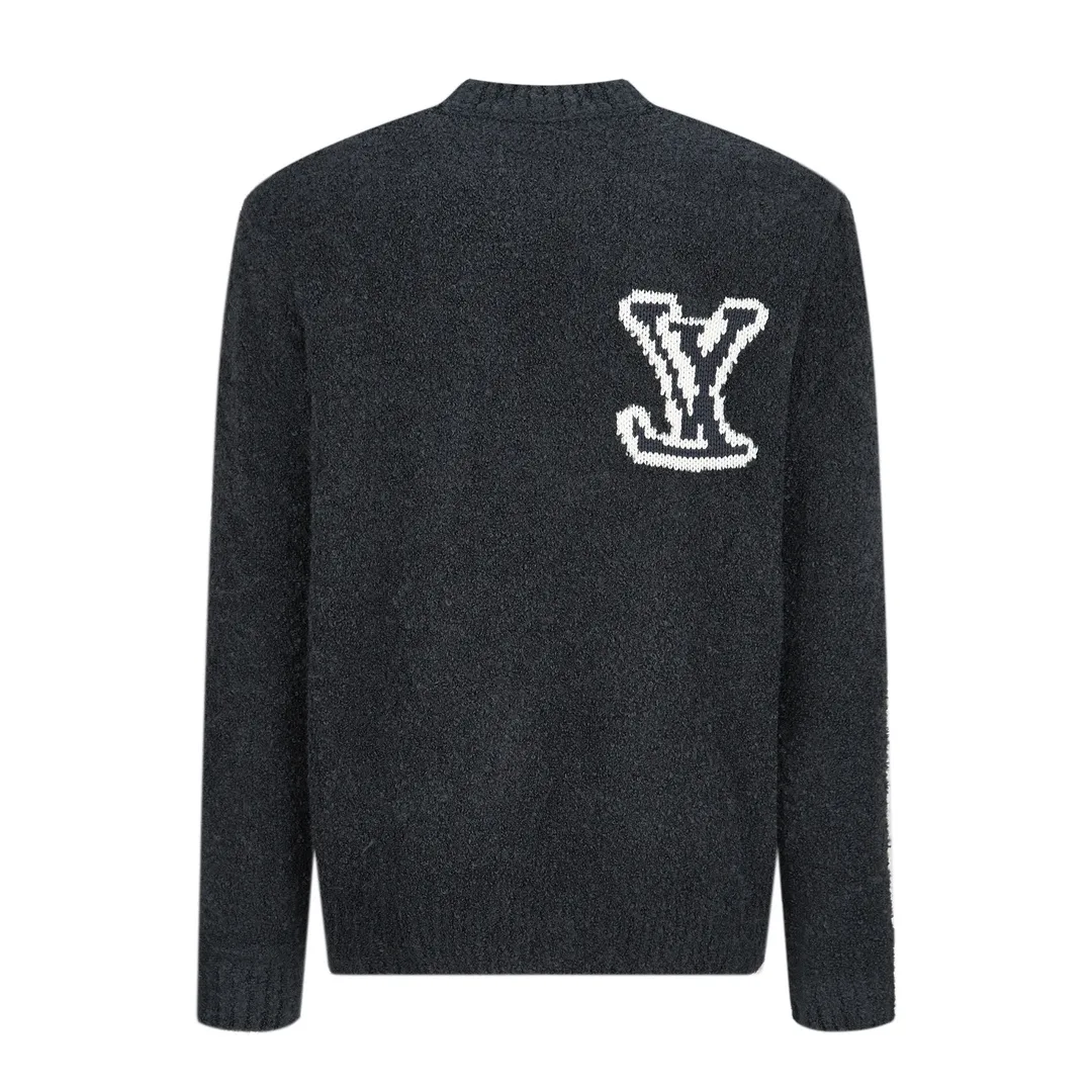 Mirror Logo Intarsia Wool-Blend Sweater D28022365 — view 2