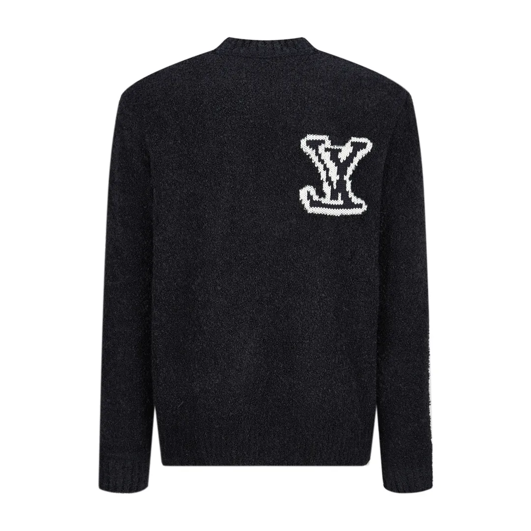 Mirror Logo Intarsia Wool-Blend Sweater D28022367 — view 2
