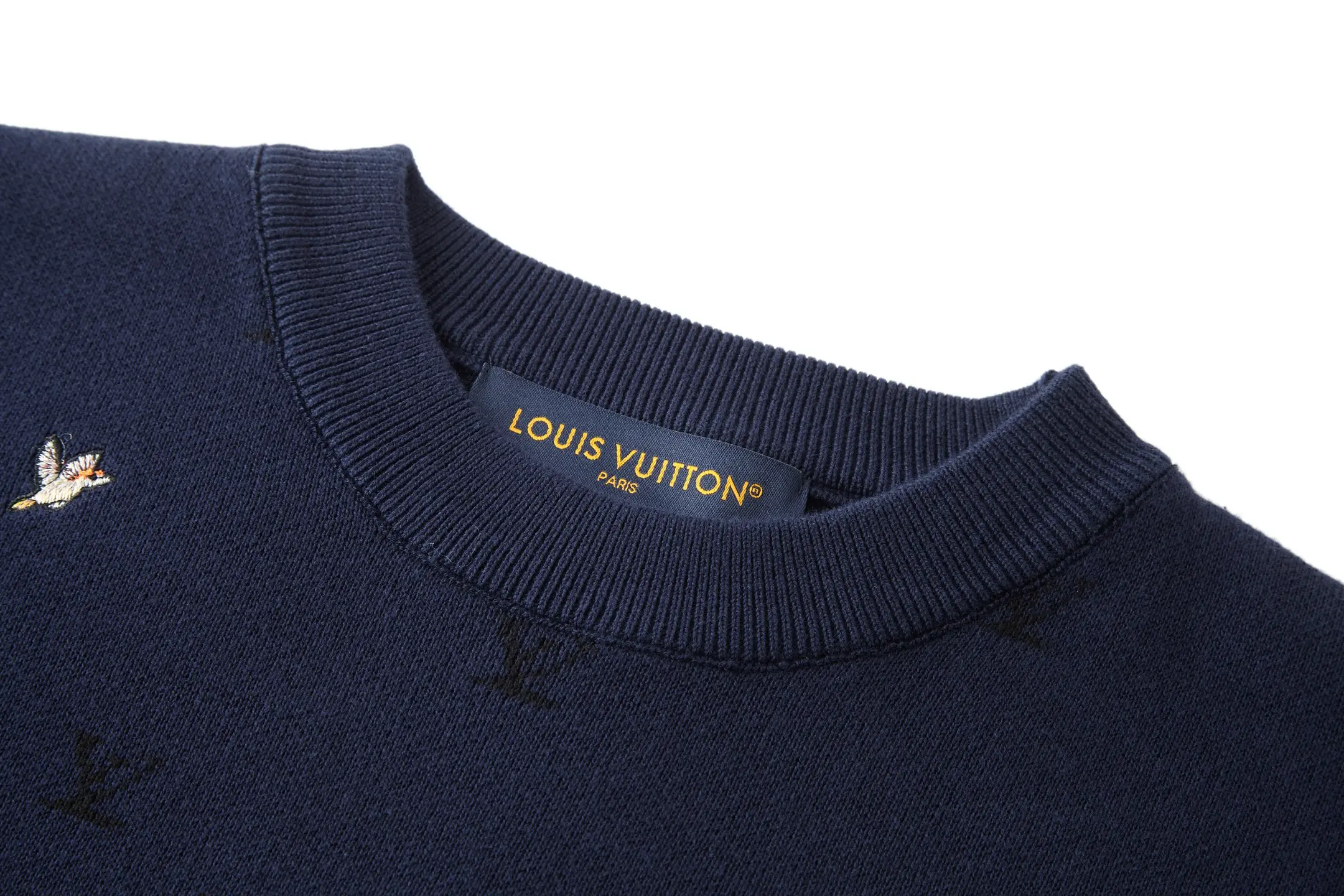 Animal Embroidered Wool-Blend Crew-Neck Sweater D28022492 — view 3