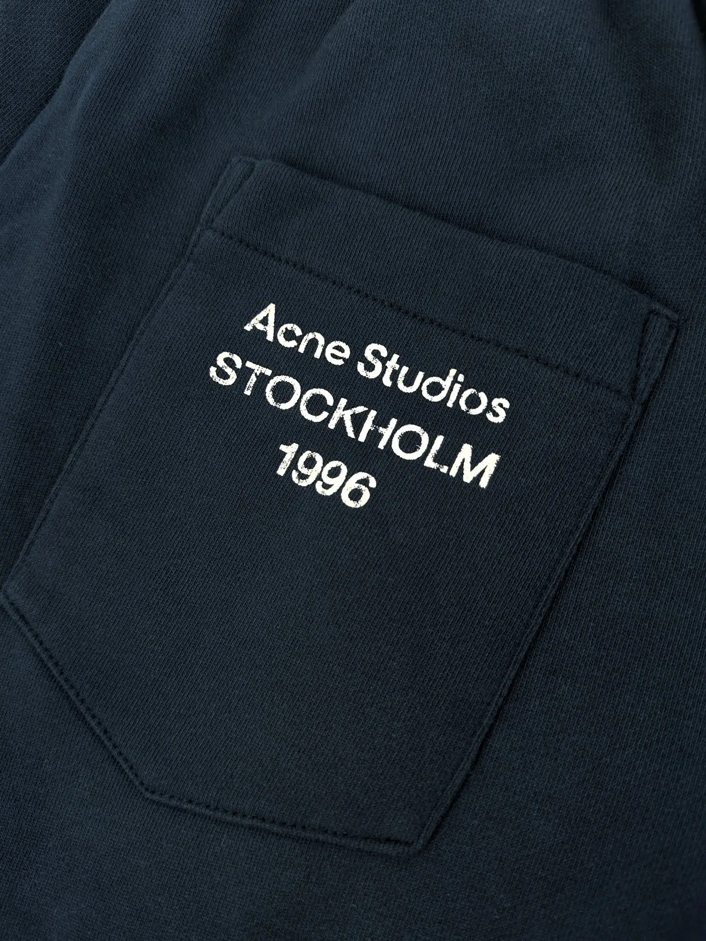 Acne Studios Faded Fleece Wide-Leg Trousers D28020513 — view 6