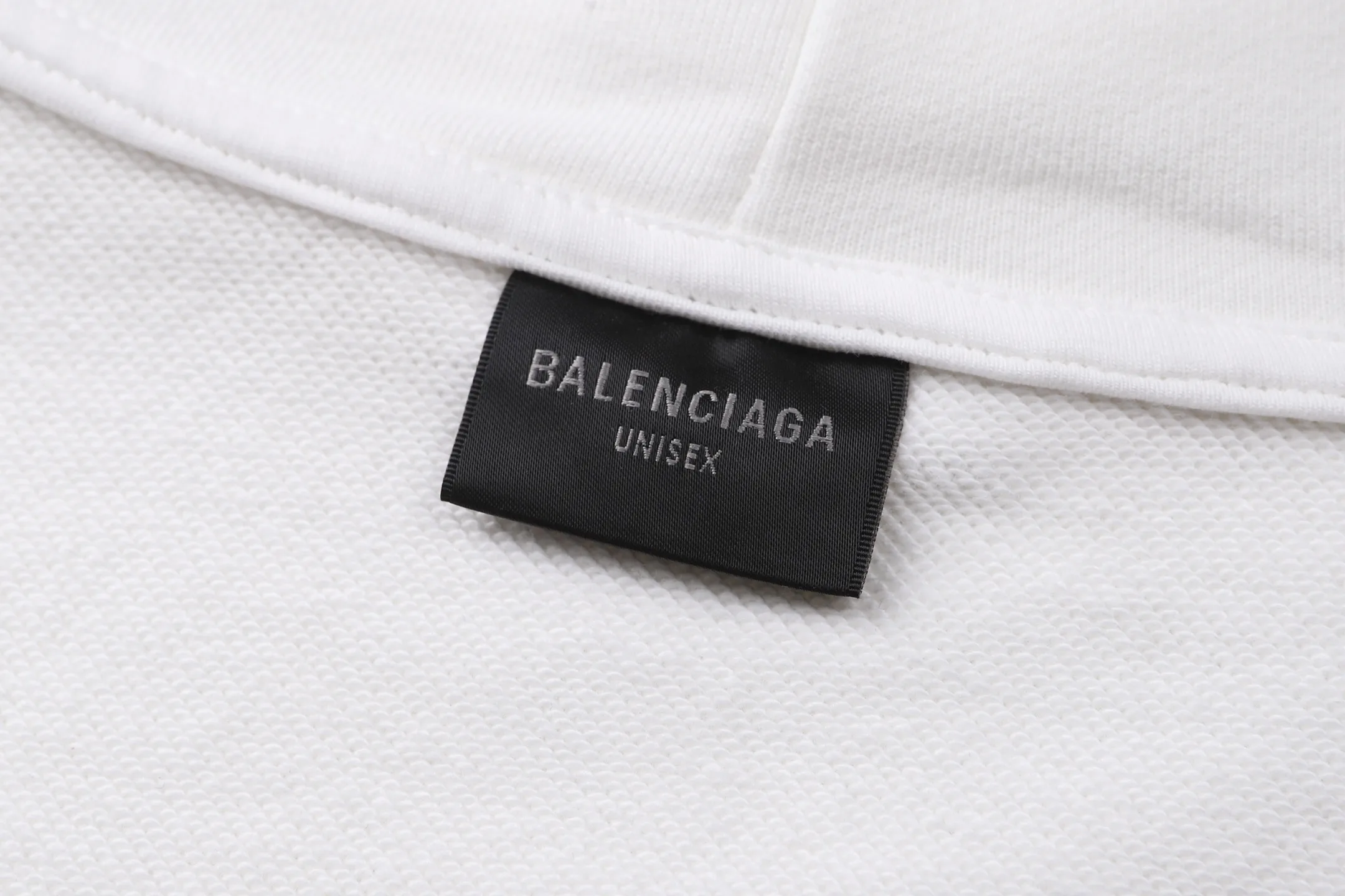 Logo Print Distressed Cotton Hoodie D28518772 — view 8