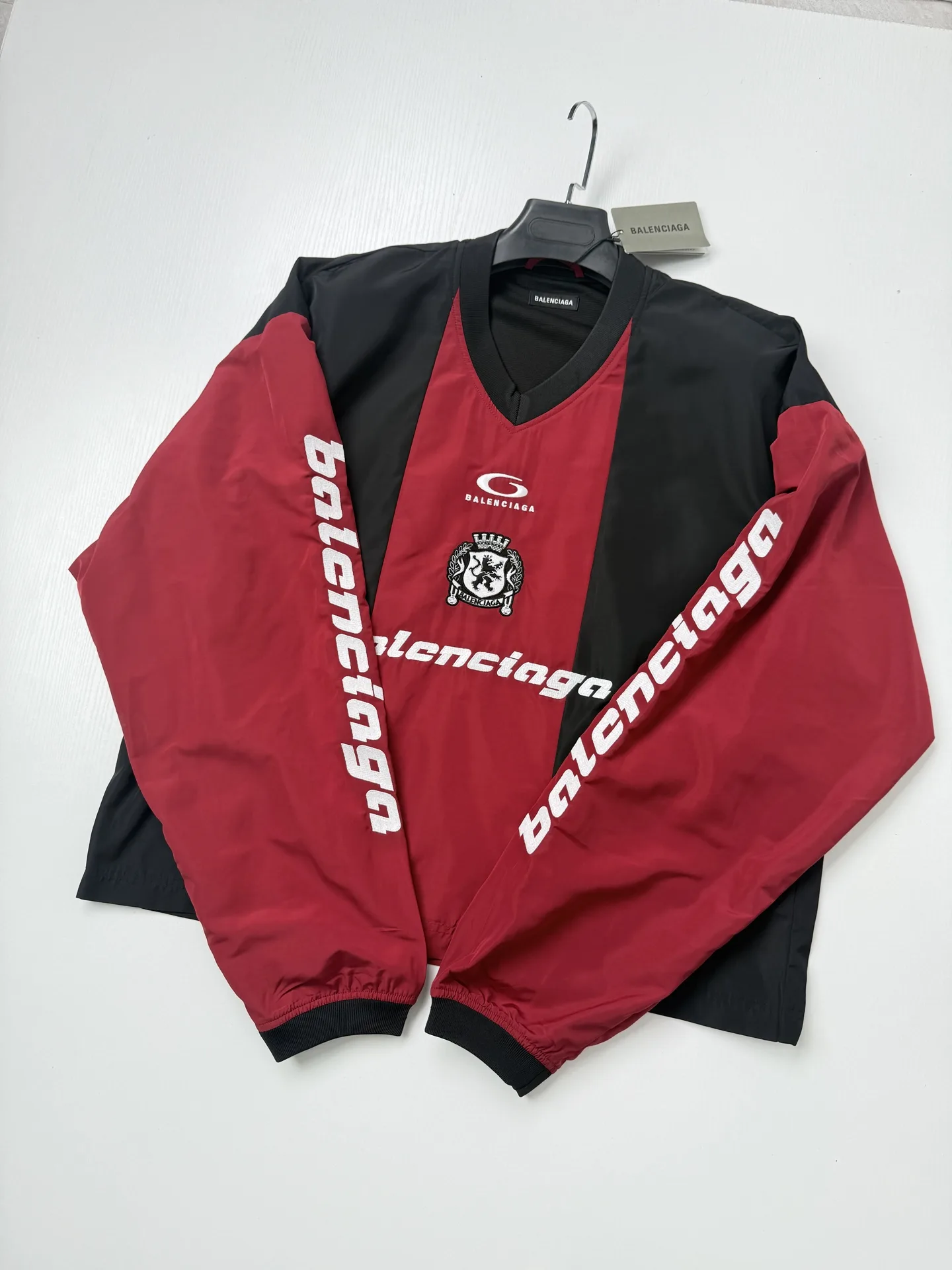 Embroidered Panel-Constructed Football Jersey D28522002 — view 3