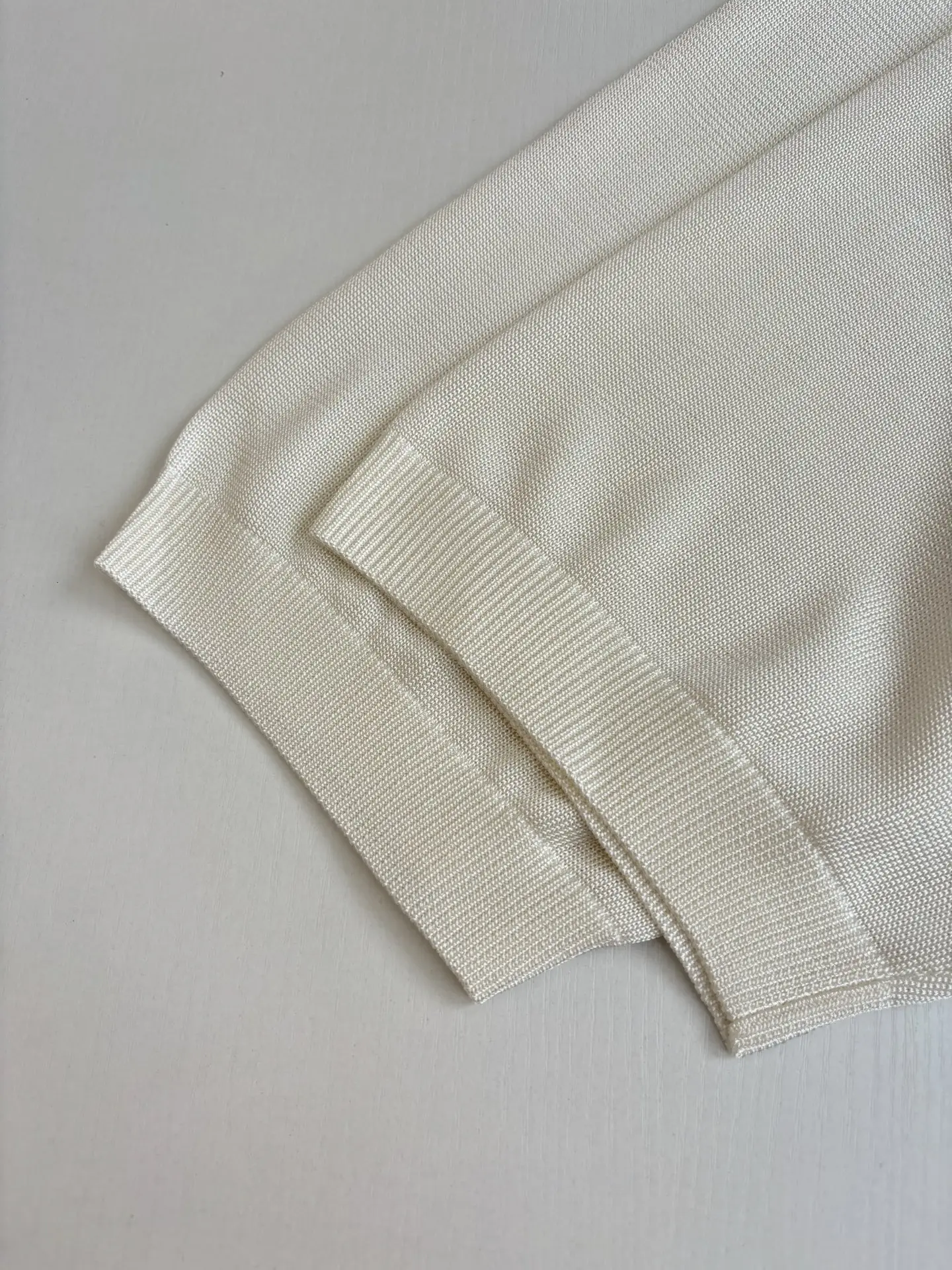 Contrast-Collar FF Jacquard Knit Polo Shirt D28518727 — view 9