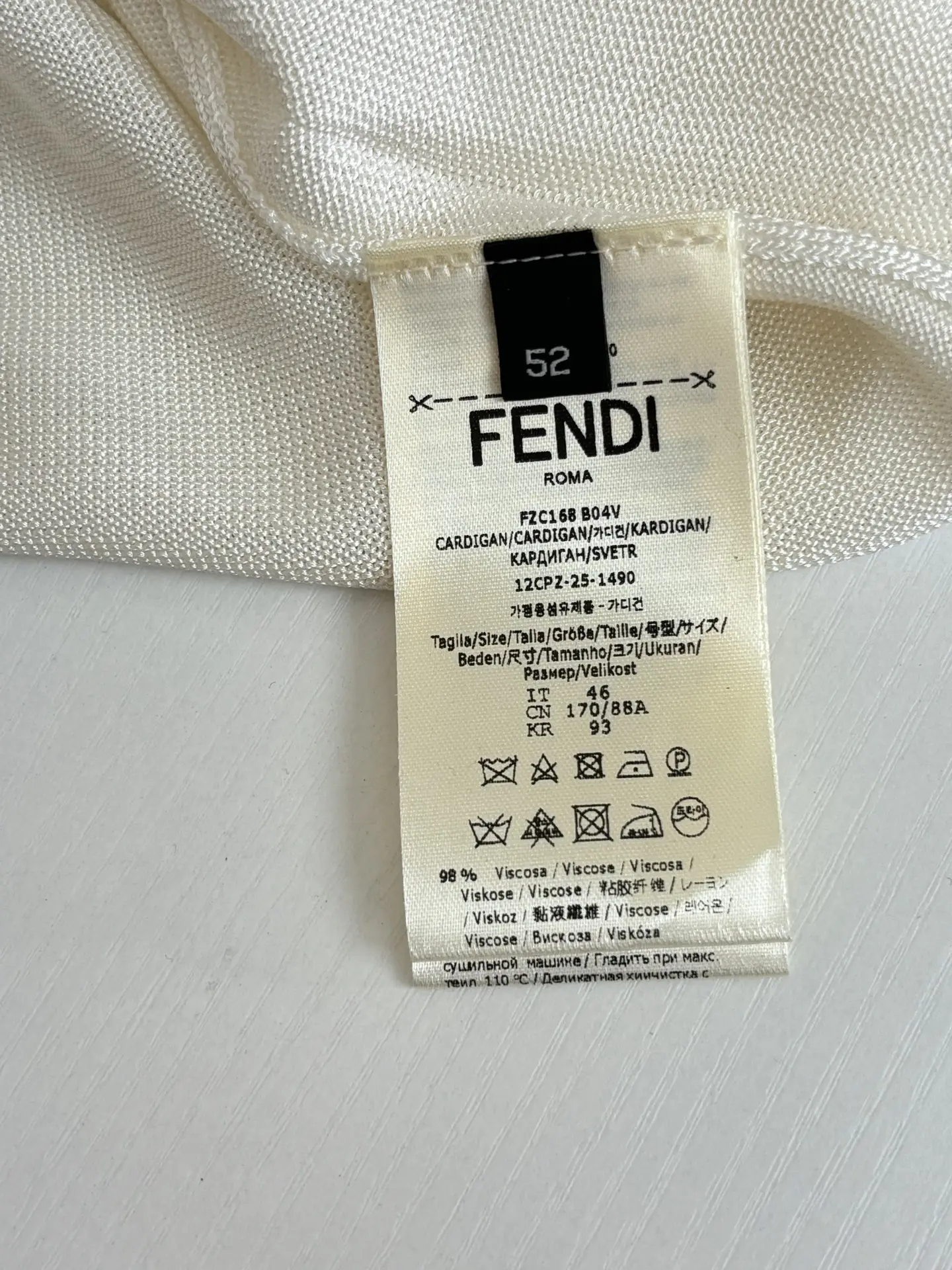 Contrast-Collar FF Jacquard Knit Polo Shirt D28518727 — view 10