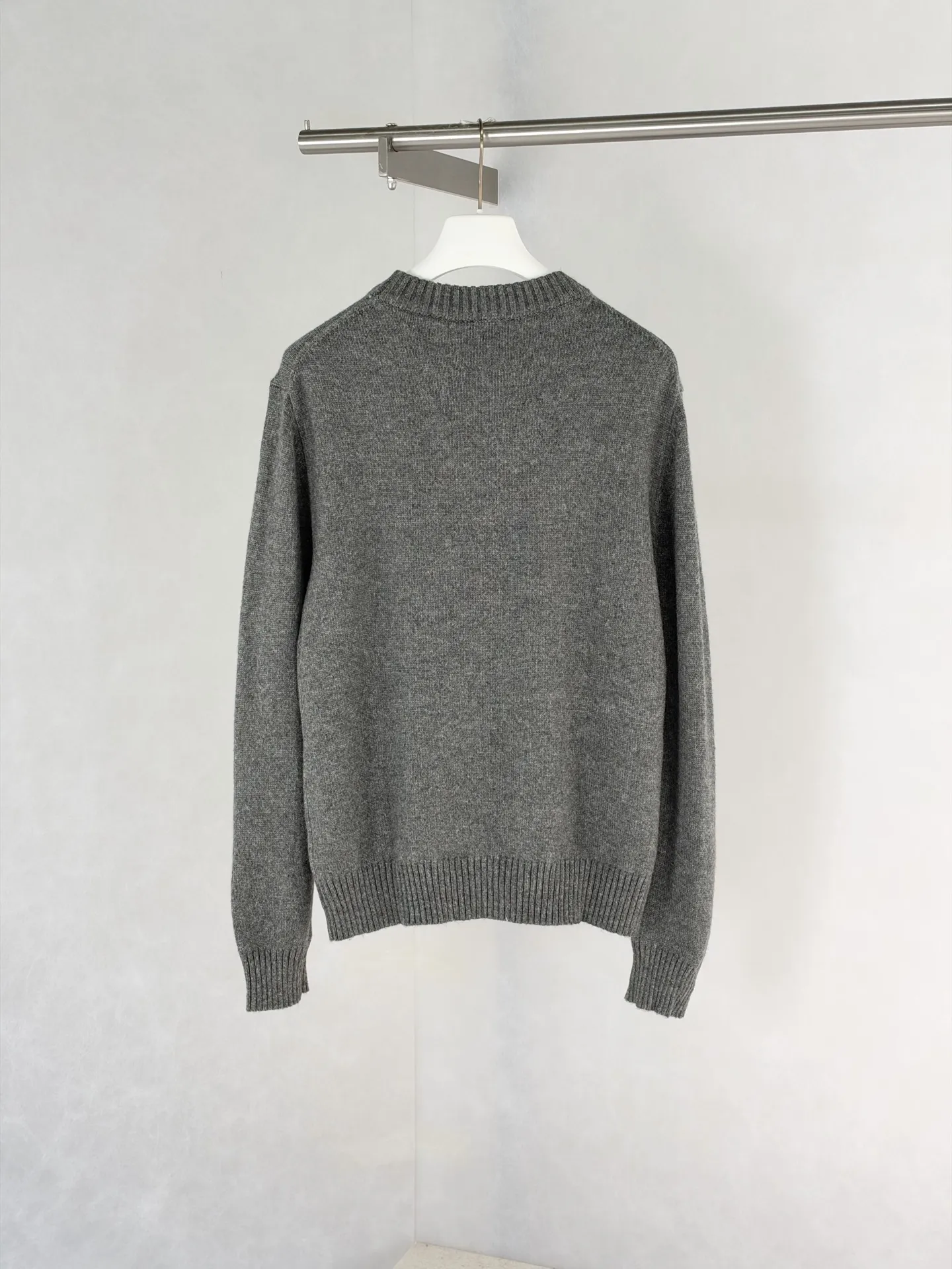 Anchor Embroidered Wool-Blend Crew-Neck Sweater D28520488 — view 2