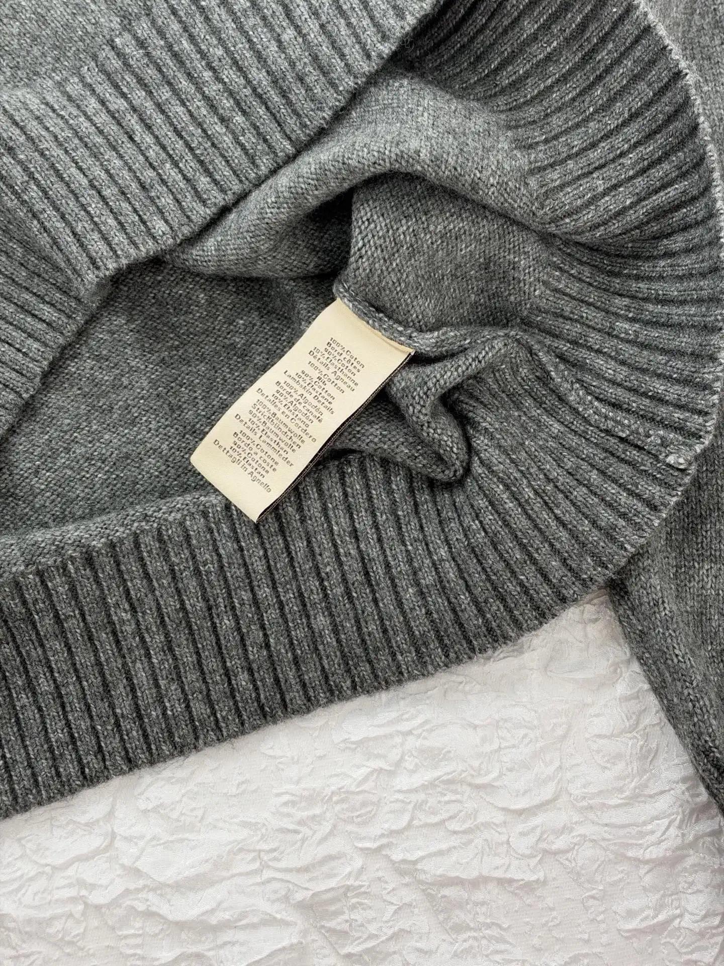 Anchor Embroidered Wool-Blend Crew-Neck Sweater D28520488 — view 8