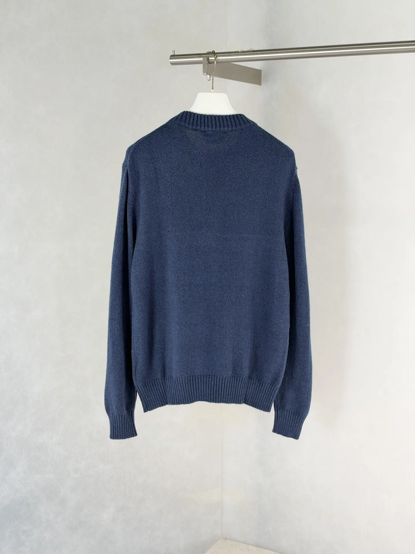 Anchor Embroidered Wool-Blend Crew-Neck Sweater D28520486 — view 2
