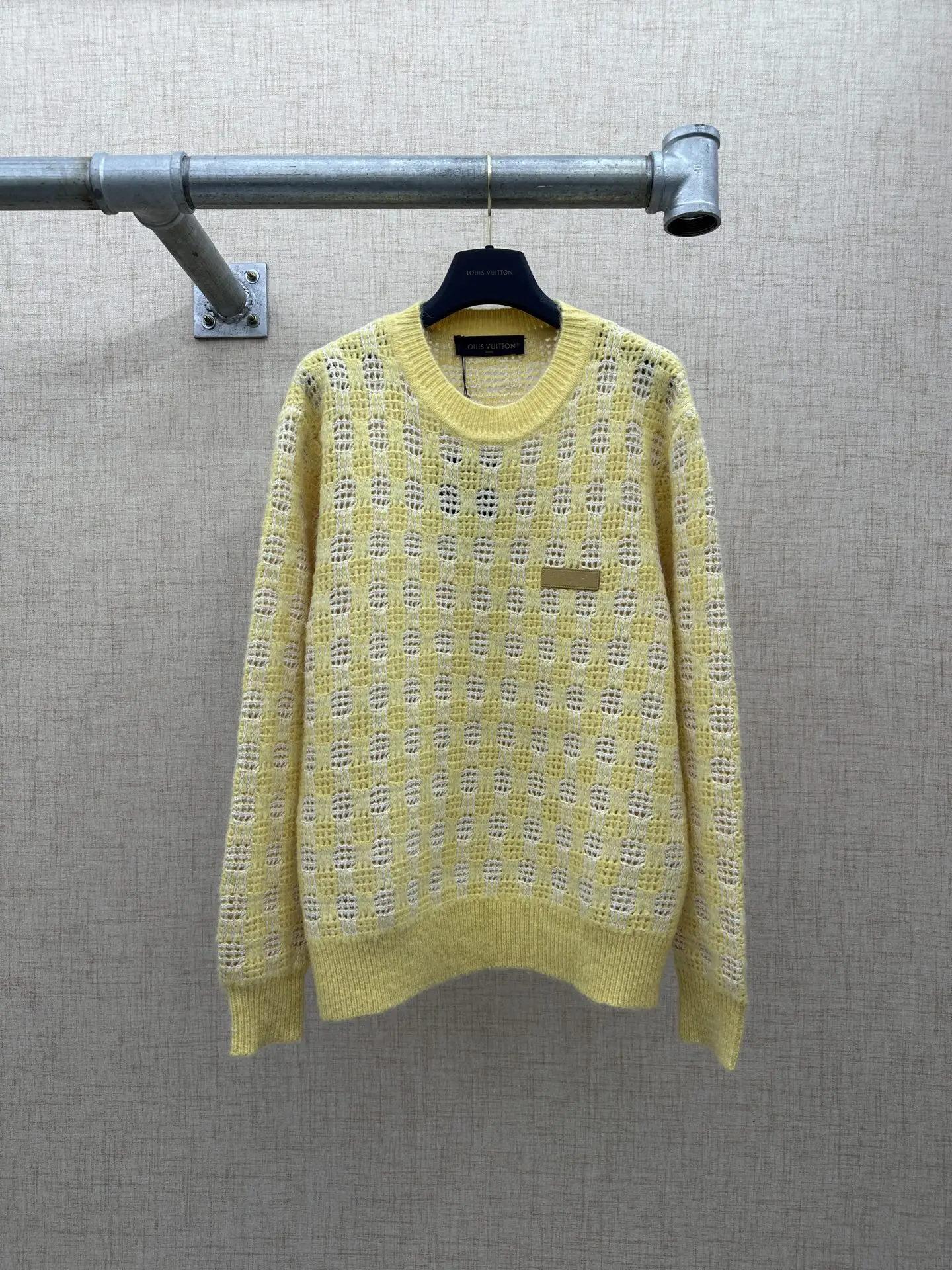 Open-Knit Jacquard Wool-Blend Sweater D28522644