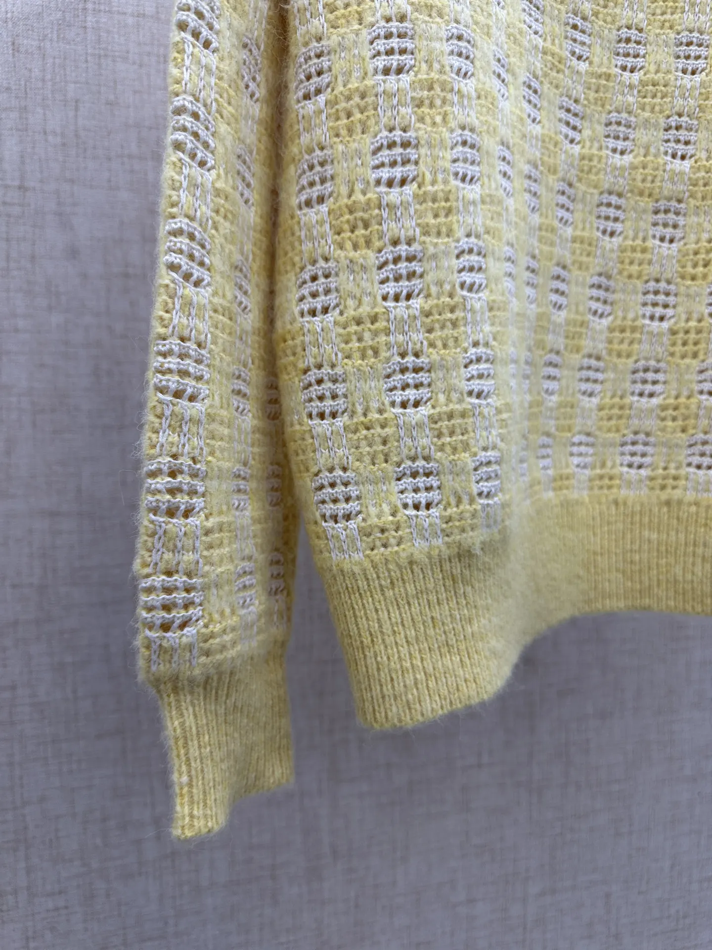 Open-Knit Jacquard Wool-Blend Sweater D28522644 — view 5