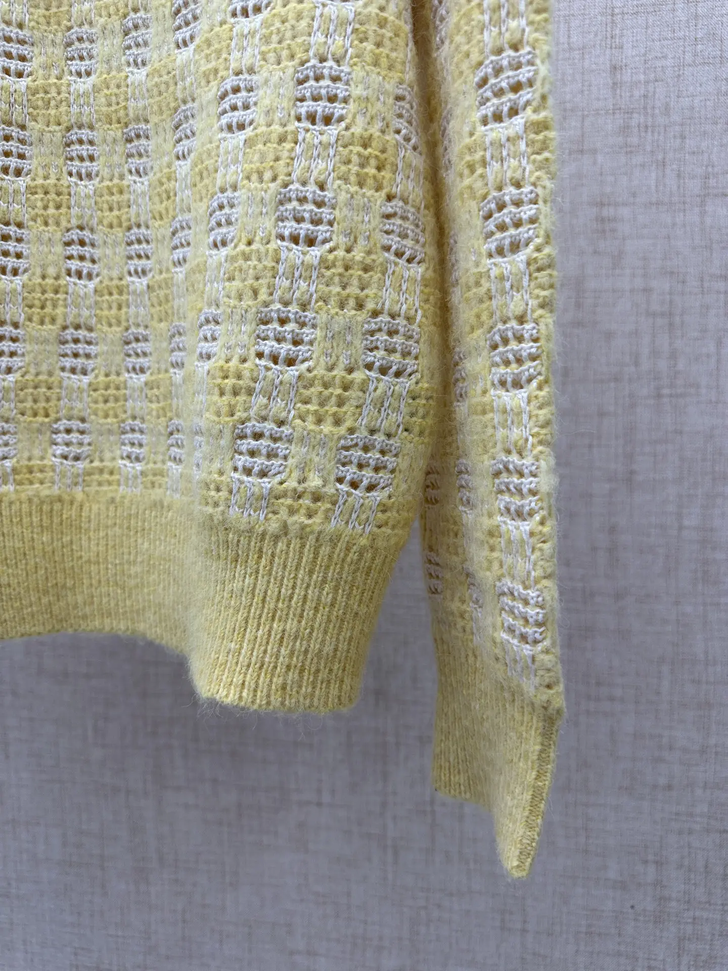 Open-Knit Jacquard Wool-Blend Sweater D28522644 — view 6