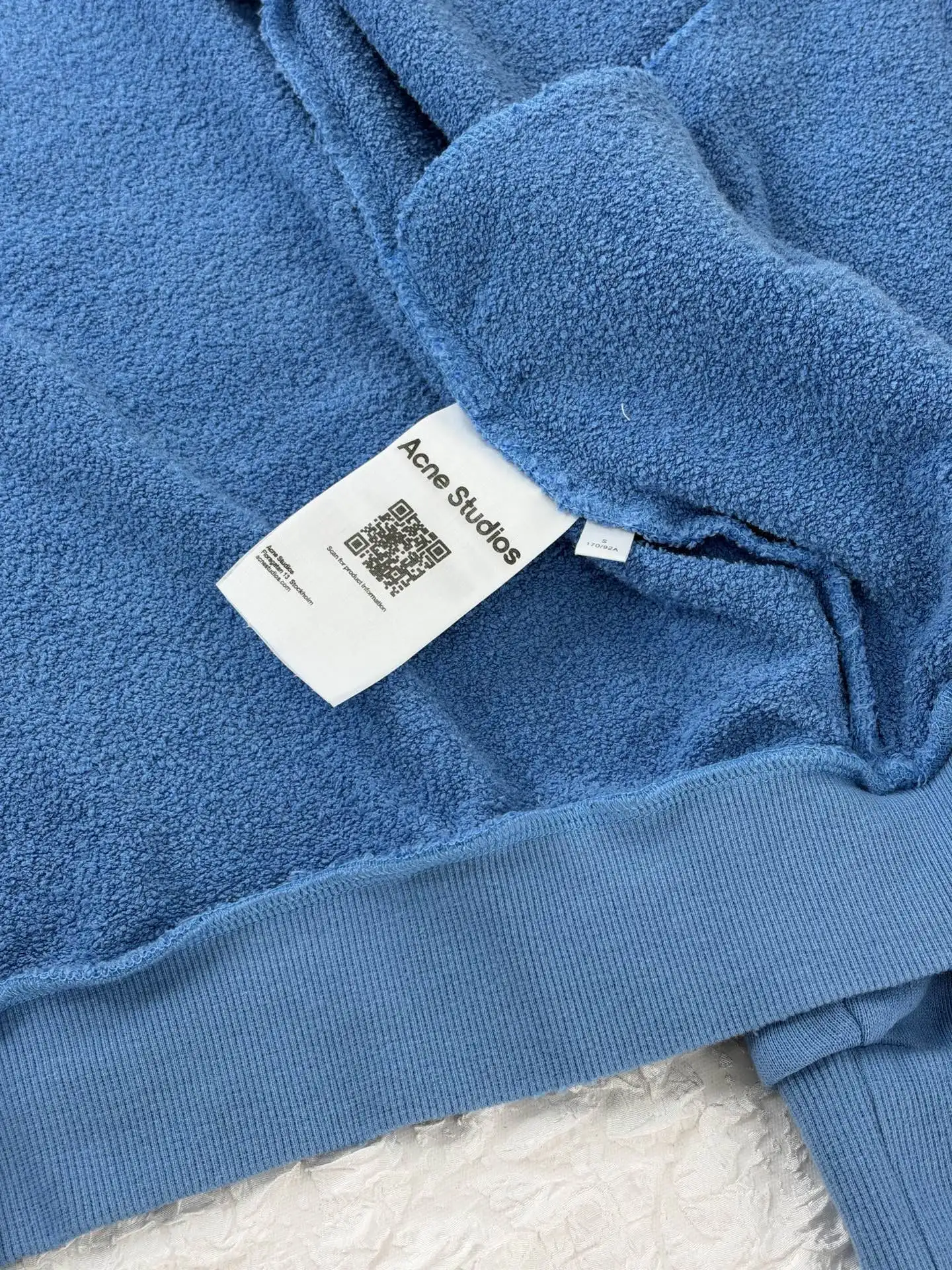 Logo Print Faded Cotton-Jersey Zip-Up Sweatshirt D28820483 — view 11