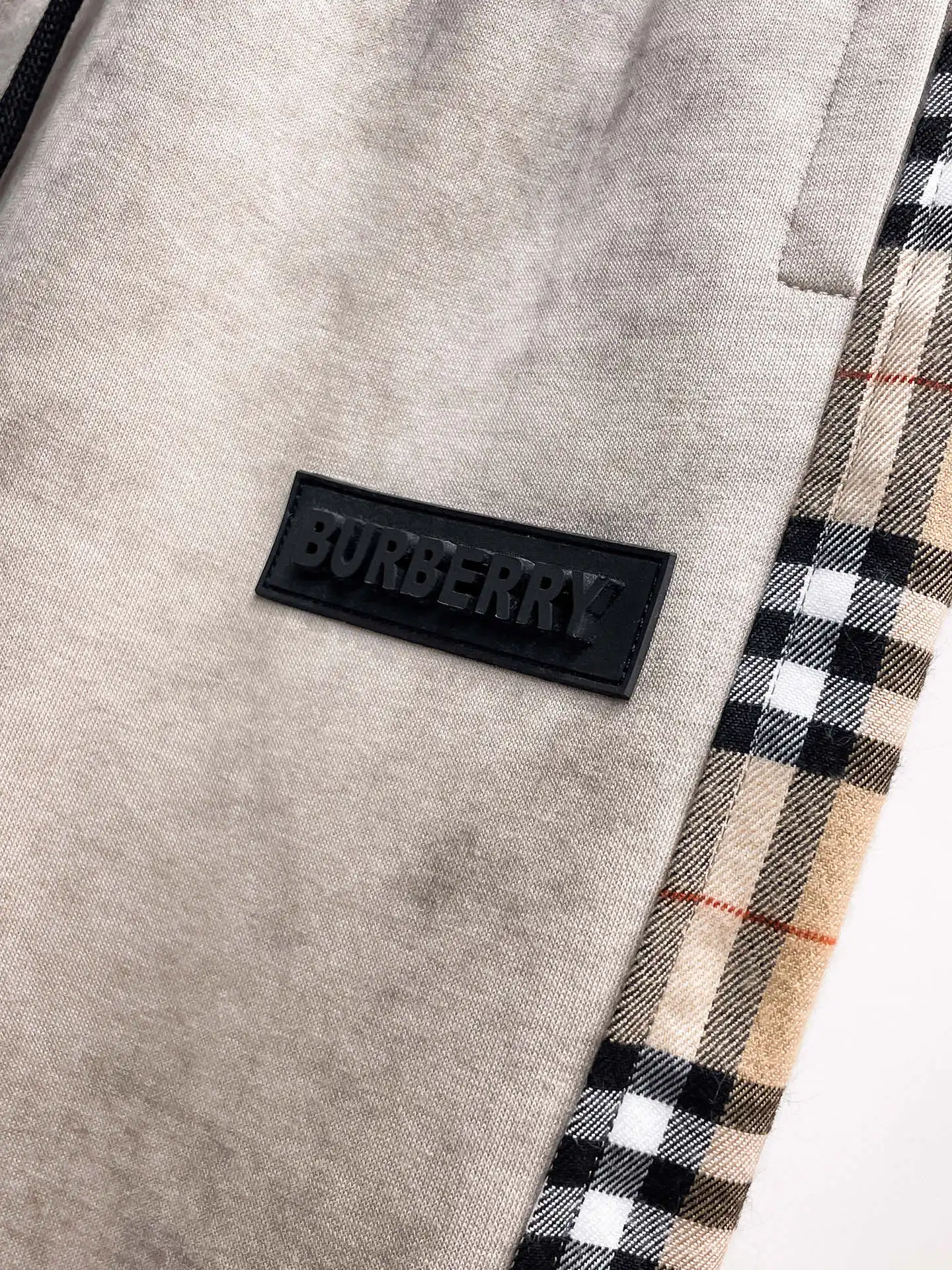 Check-Panel Logo Sweatpants D29015053 — view 4