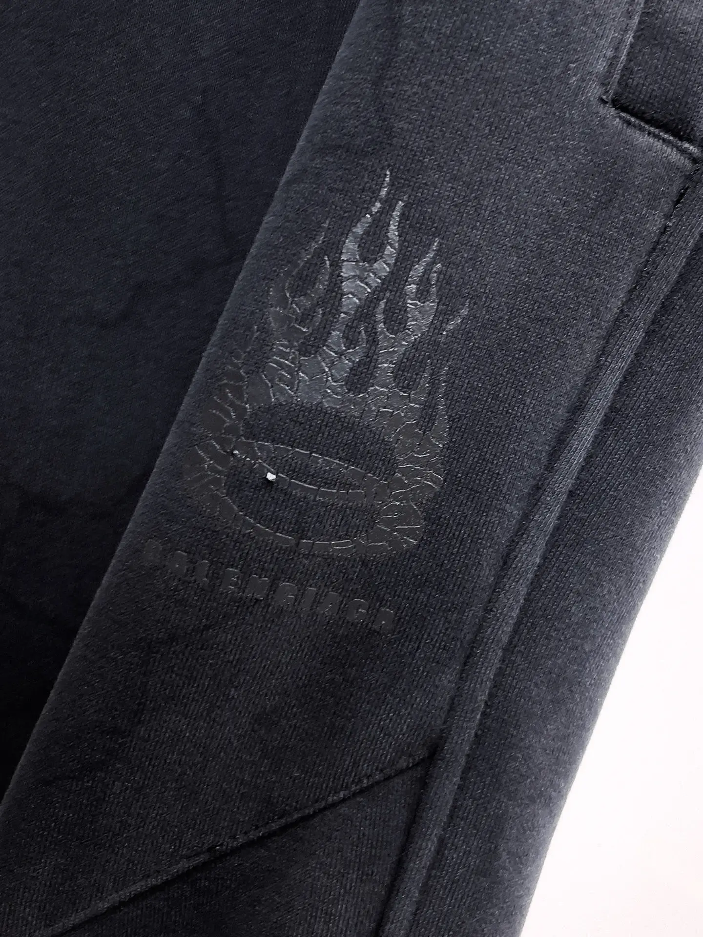 Balenciaga Logo-Embroidered Cotton-Blend Sweatpants D29014935 — view 4