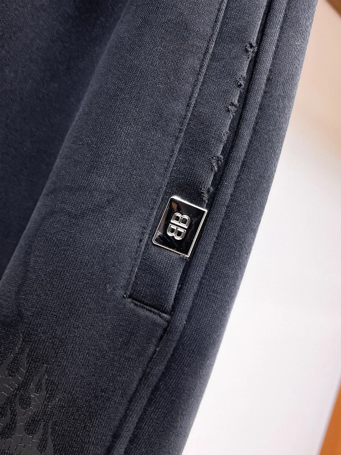 Balenciaga Logo-Embroidered Cotton-Blend Sweatpants D29014935 — view 6