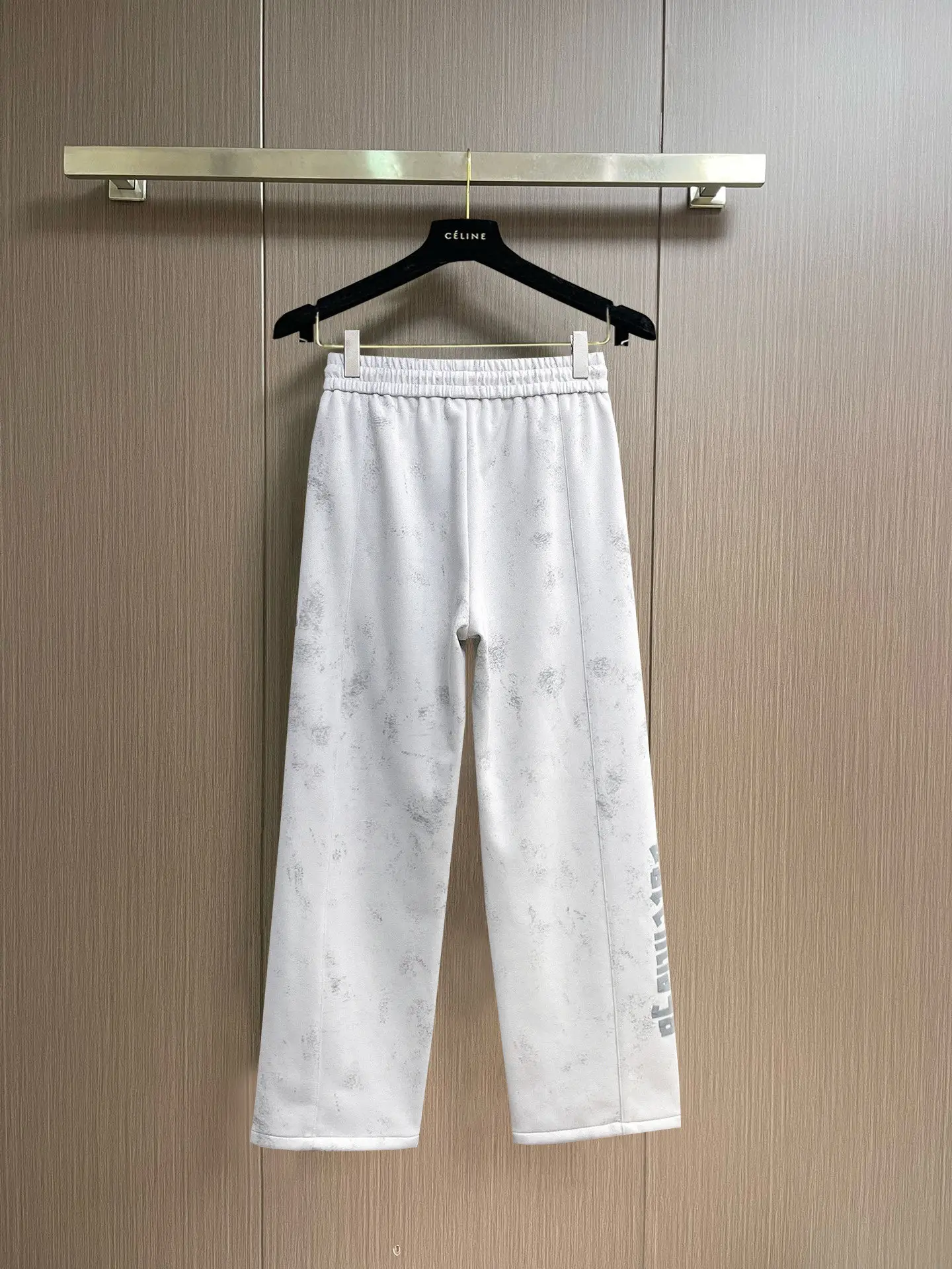 Logo-Print Distressed Cotton-Blend Sweatpants D29014973 — view 2