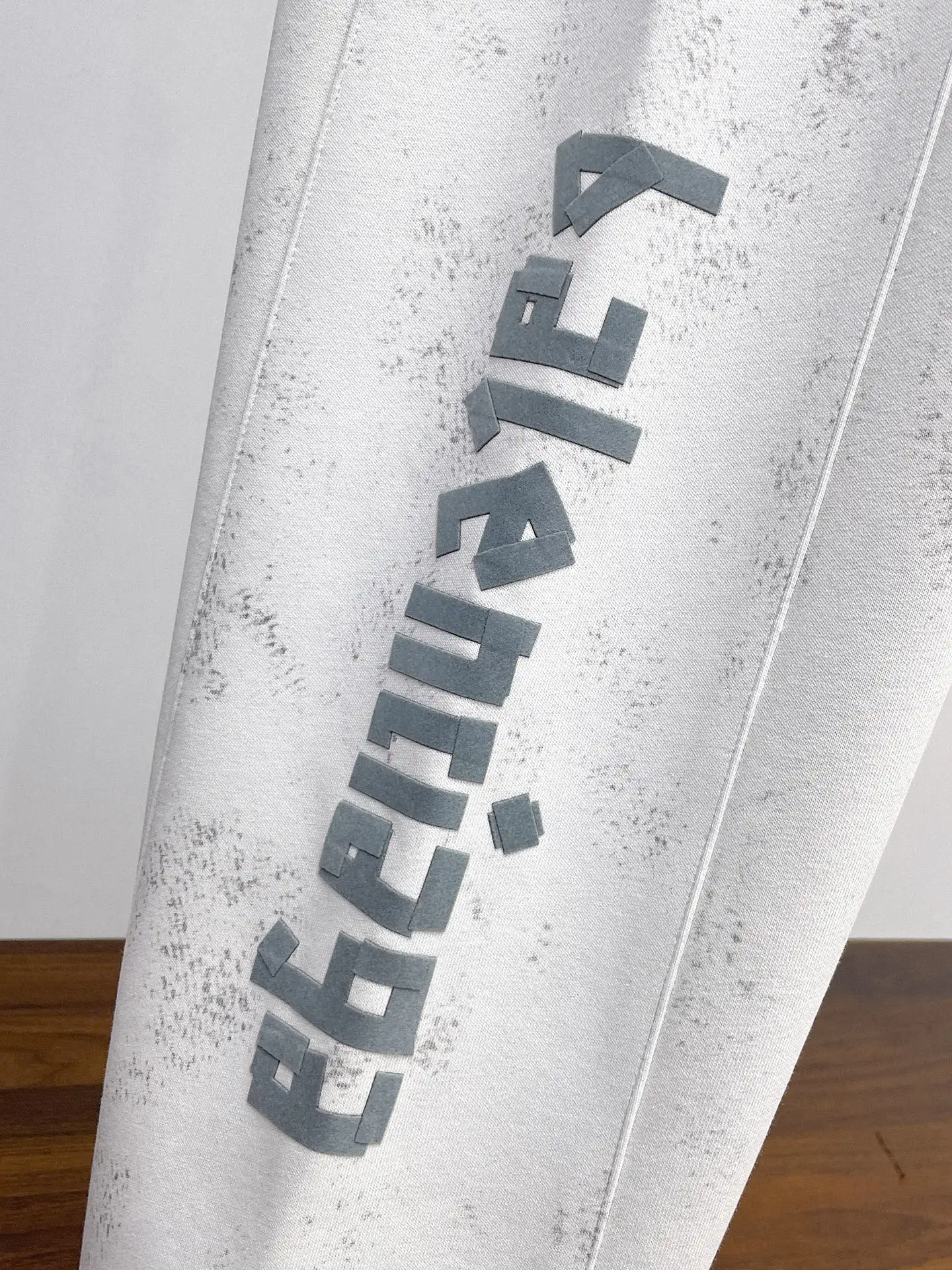Logo-Print Distressed Cotton-Blend Sweatpants D29014973 — view 6