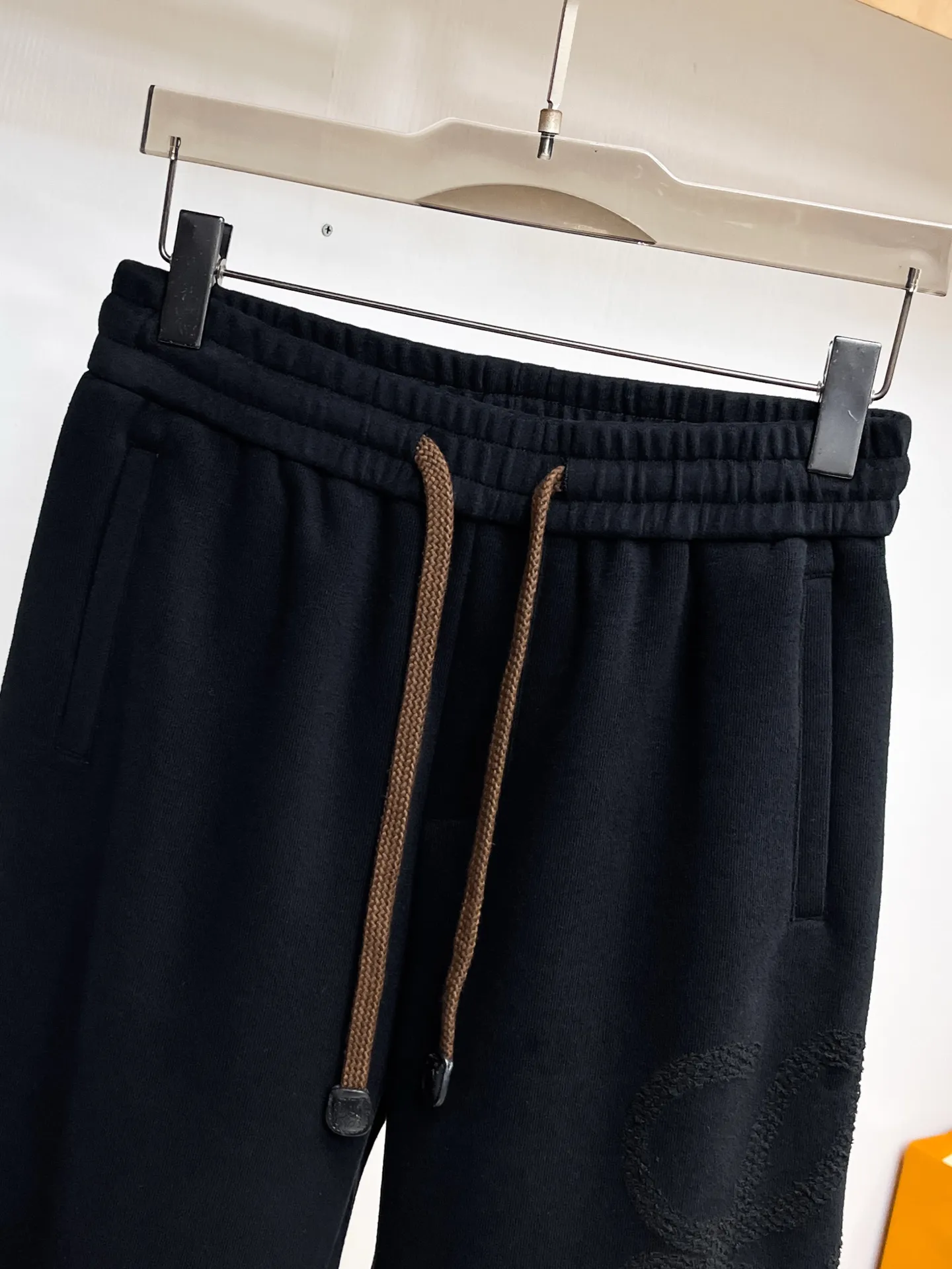Anagram Embroidered Cotton-Blend Sweatpants D29014876 — view 3
