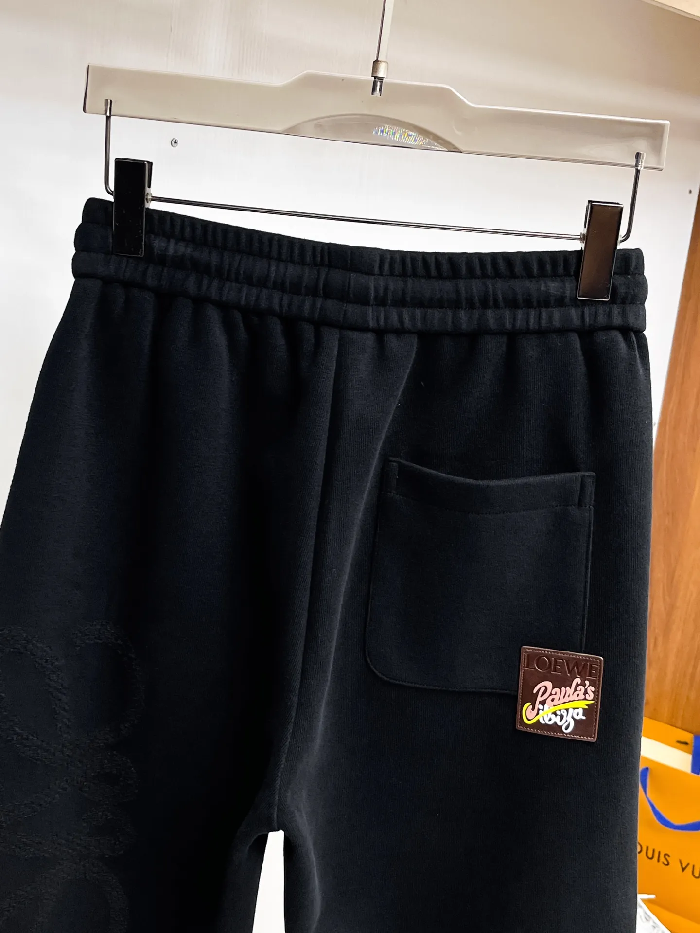 Anagram Embroidered Cotton-Blend Sweatpants D29014876 — view 8