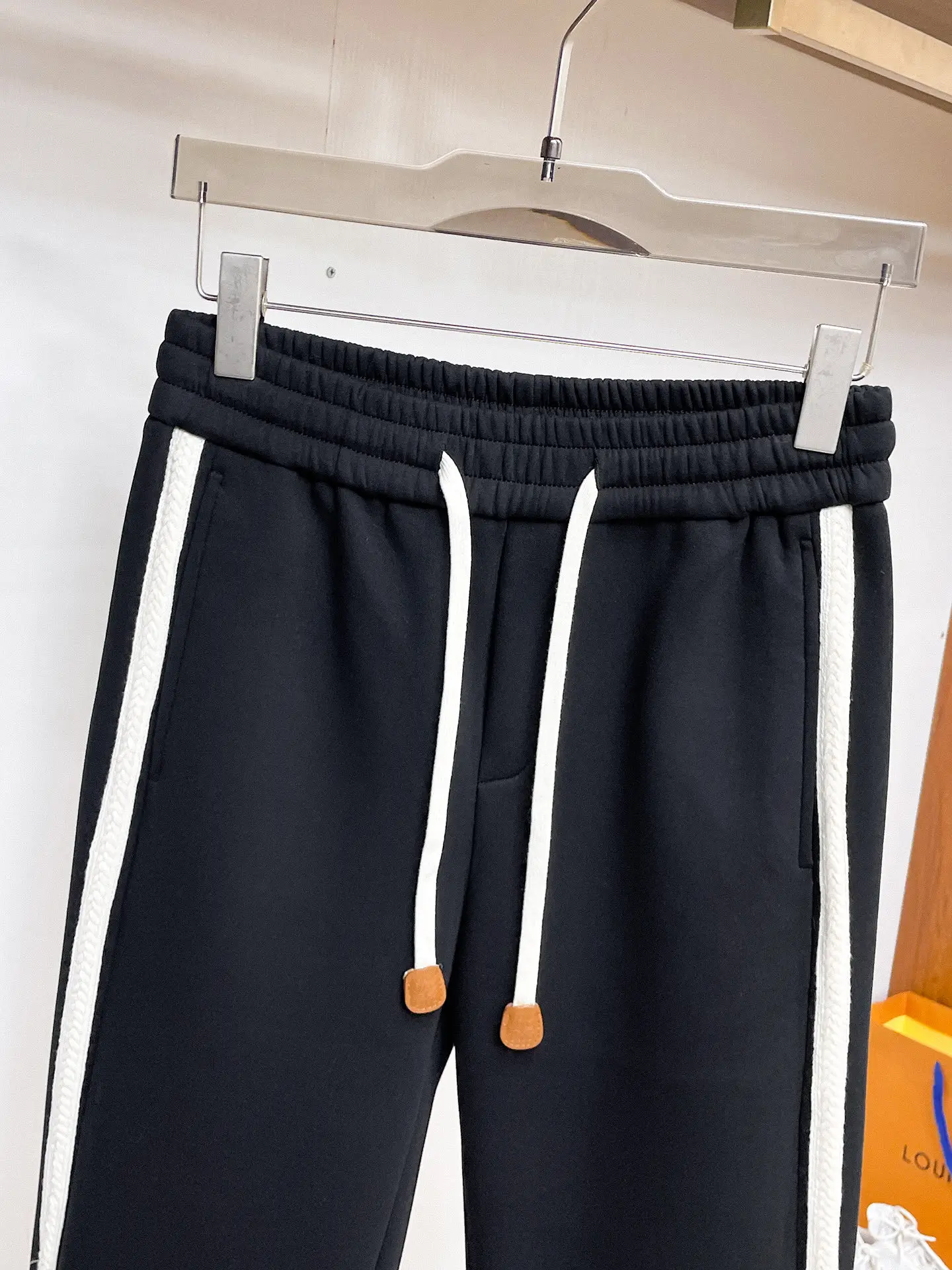 Logo-Print Taped Cotton-Blend Sweatpants D29014923 — view 3