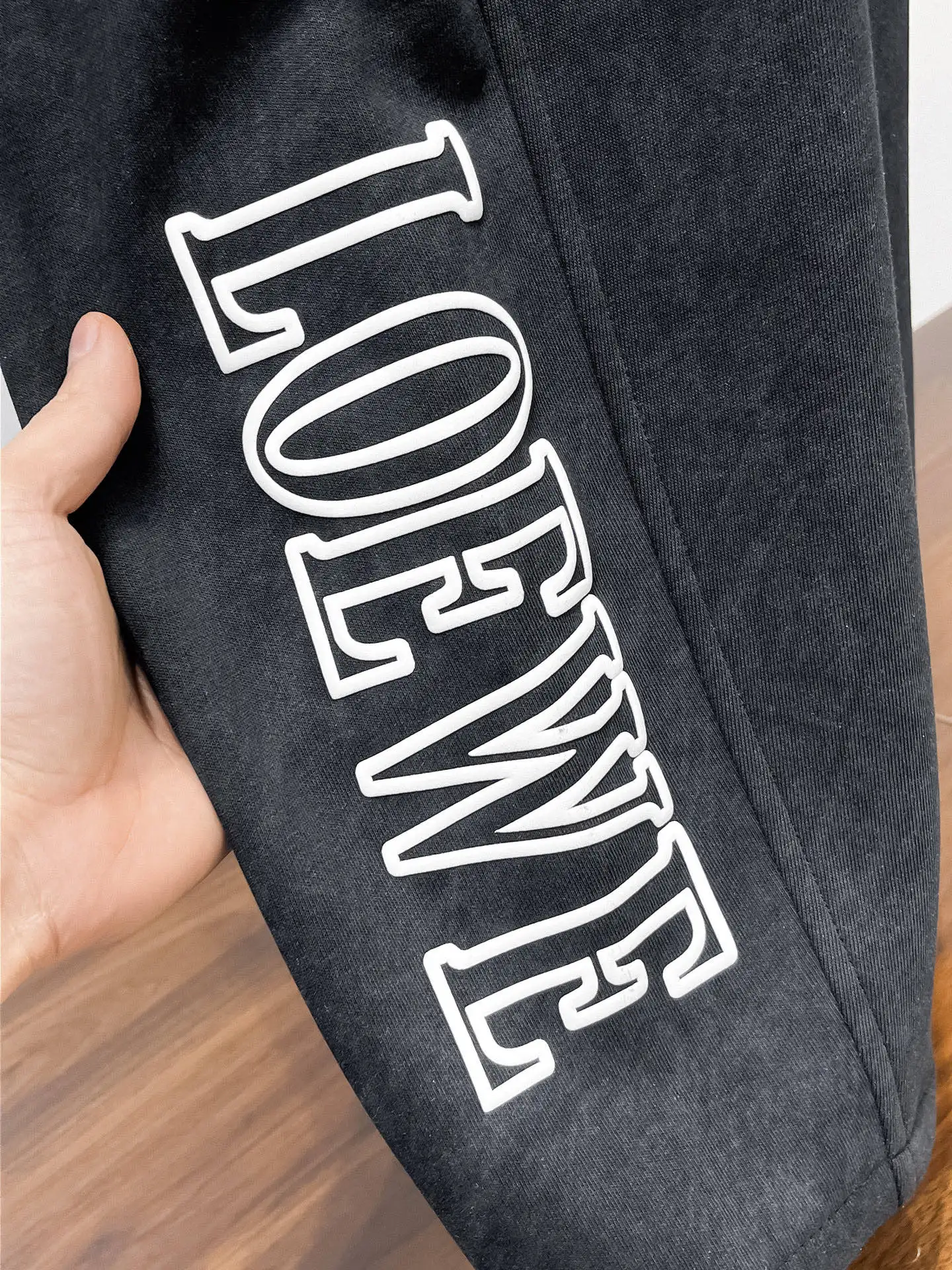 Logo-Print Contrast Waistband Sweatpants D29015011 — view 4