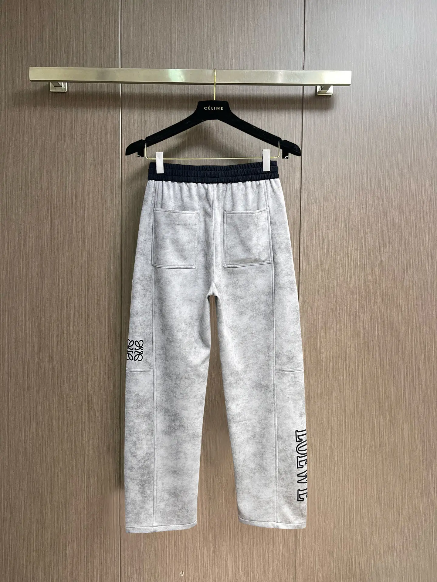 Logo-Print Acid-Wash Sweatpants D29015010 — view 2