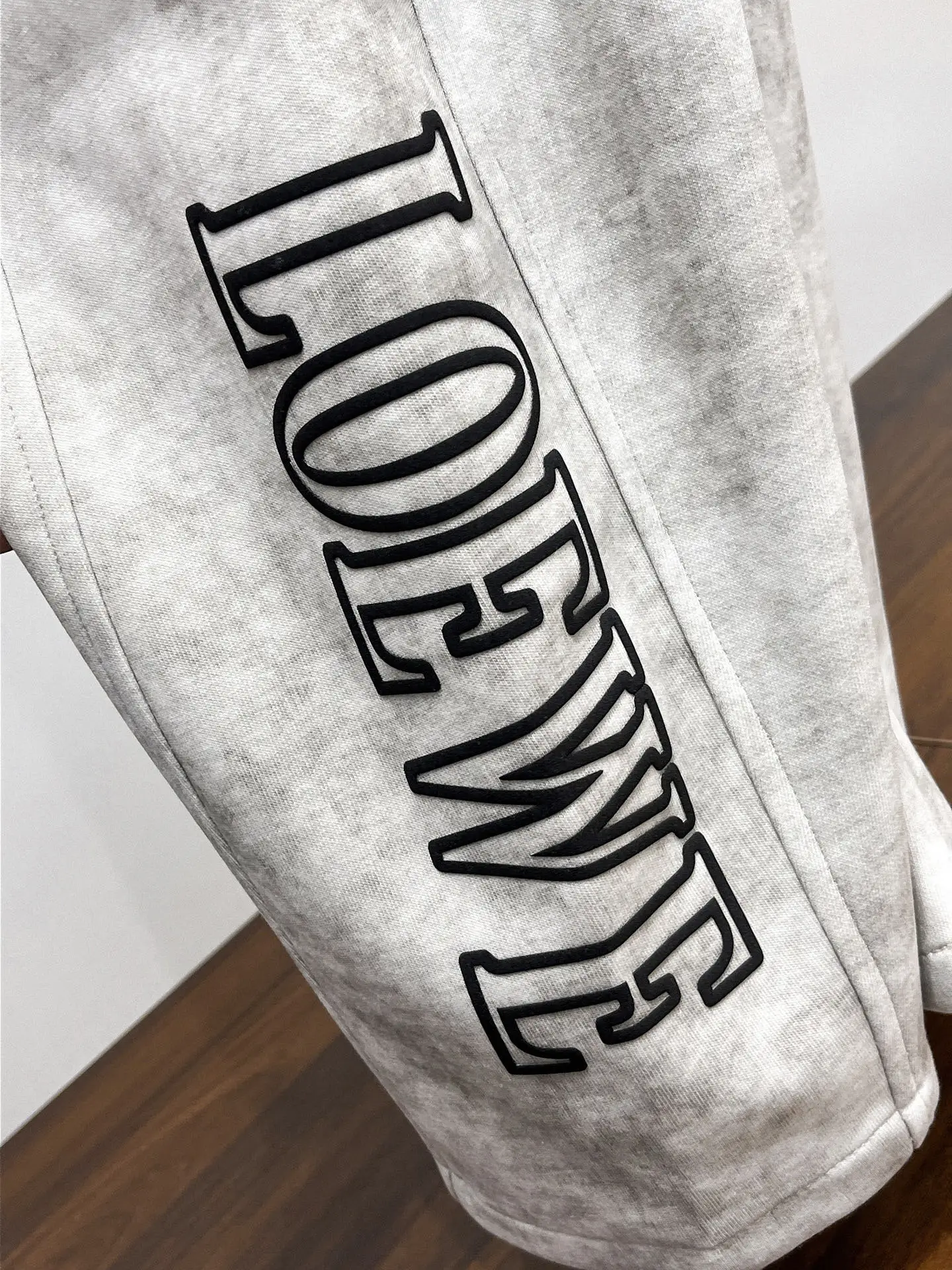 Logo-Print Acid-Wash Sweatpants D29015010 — view 4