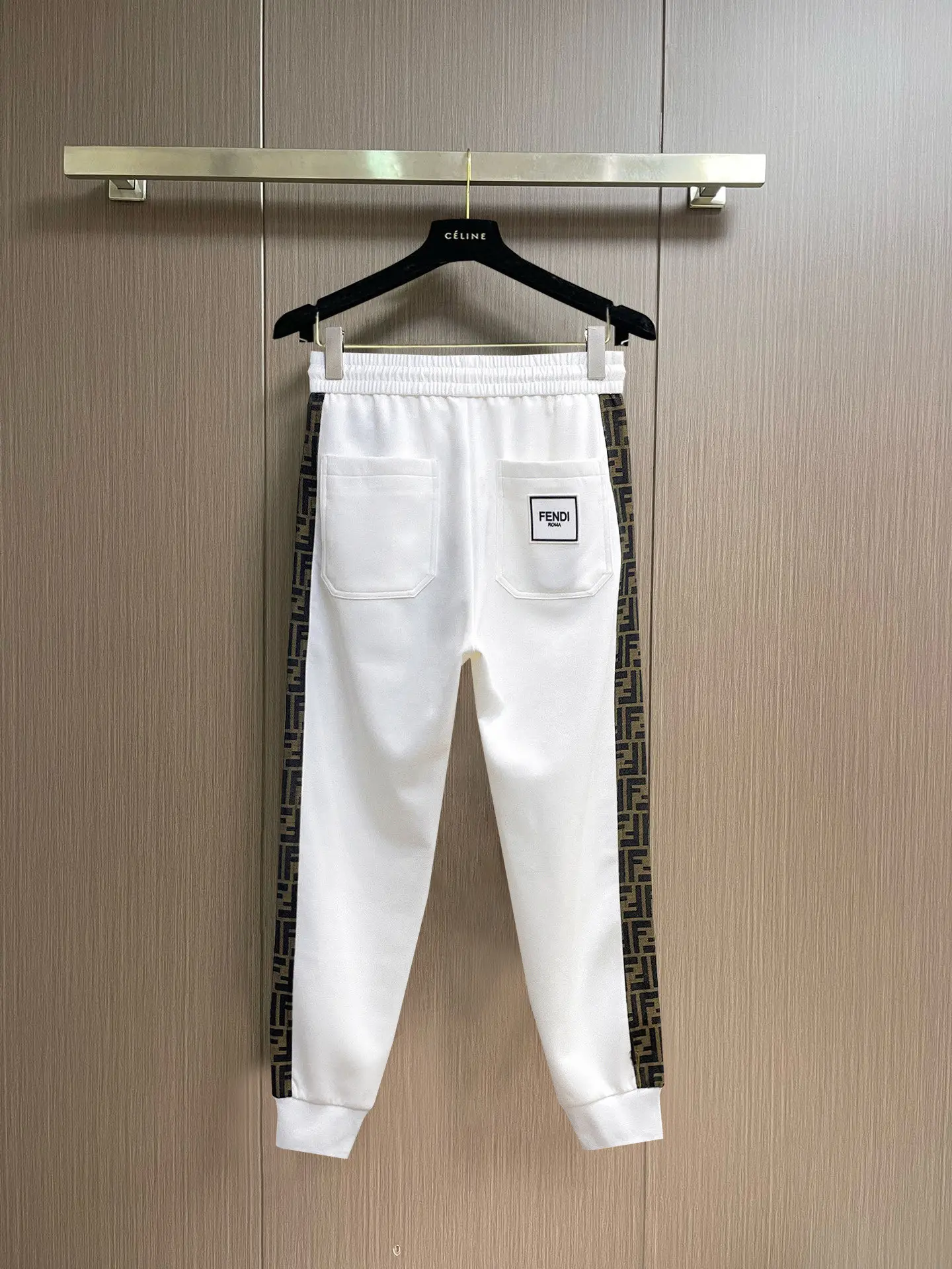 Logo-Print Side-Stripe Sweatpants D29015012 — view 2