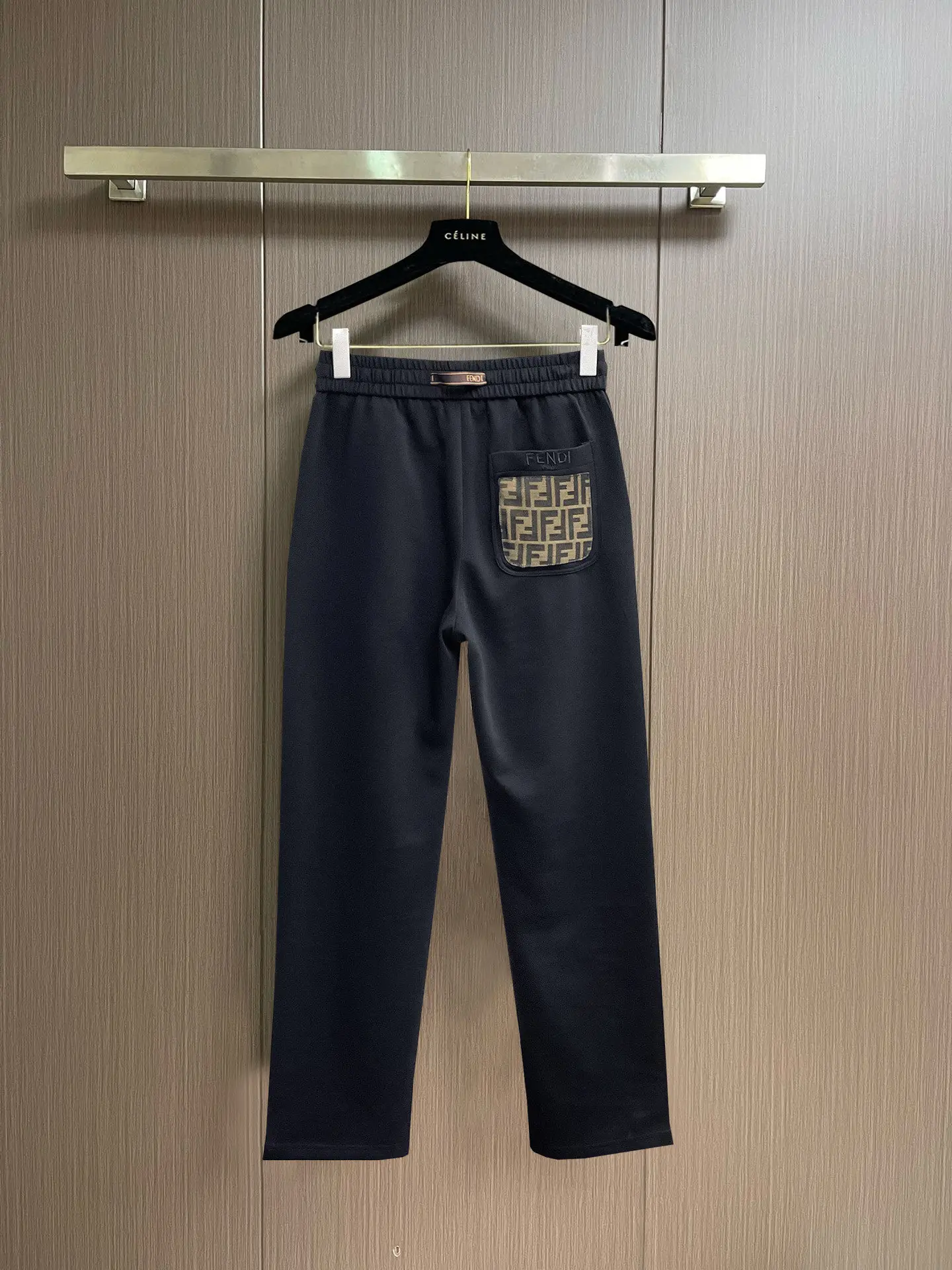 Logo-Embroidered Cotton-Blend Sweatpants D29015017 — view 2