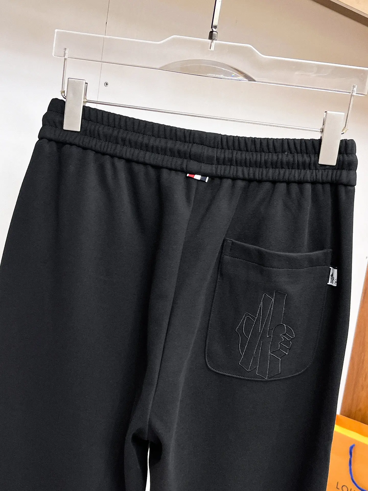 Moncler Logo-Patch Cotton-Blend Sweatpants D29014930 — view 8