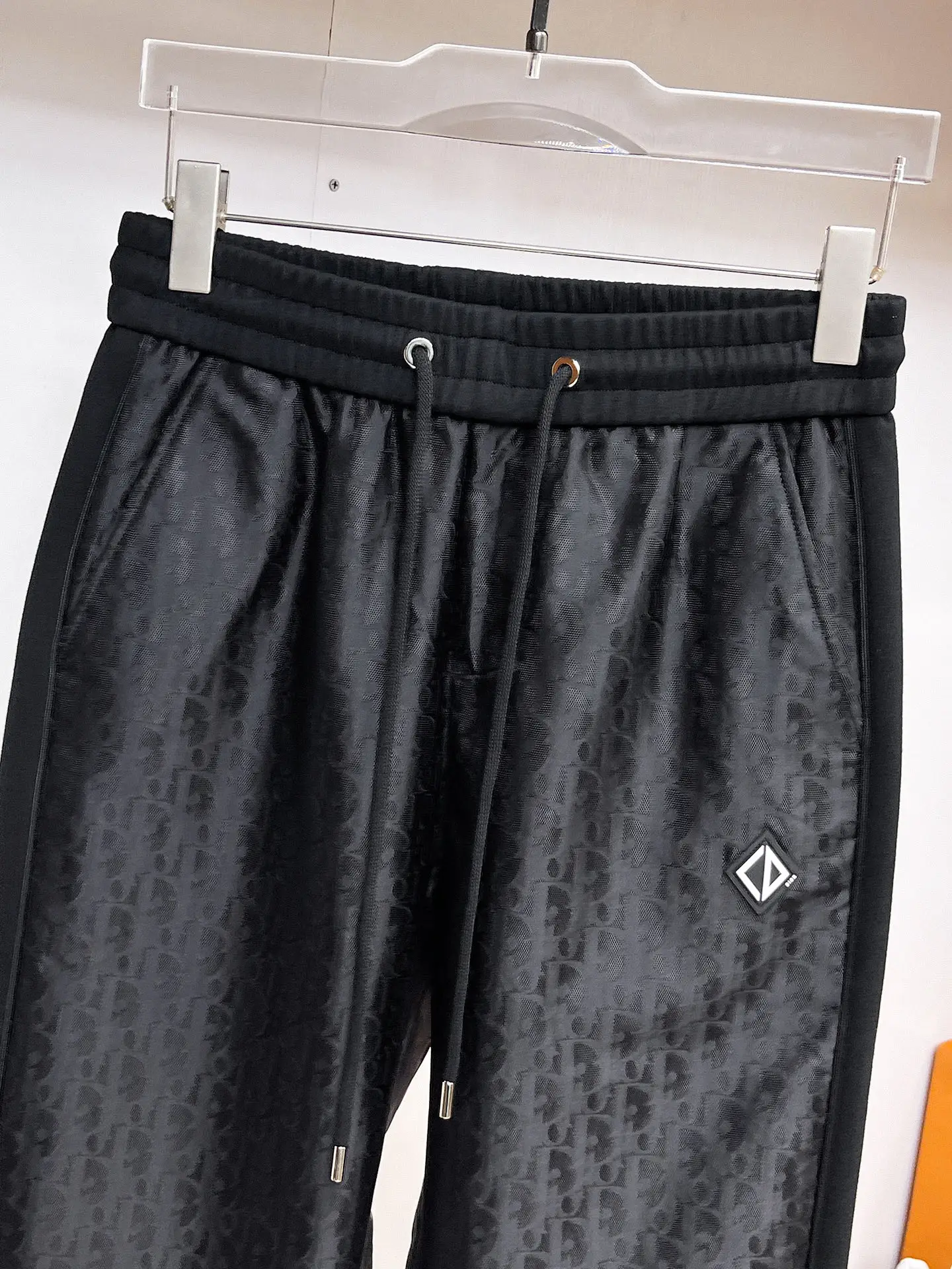 Oblique Jacquard Drawstring Track Pants D29015040 — view 3